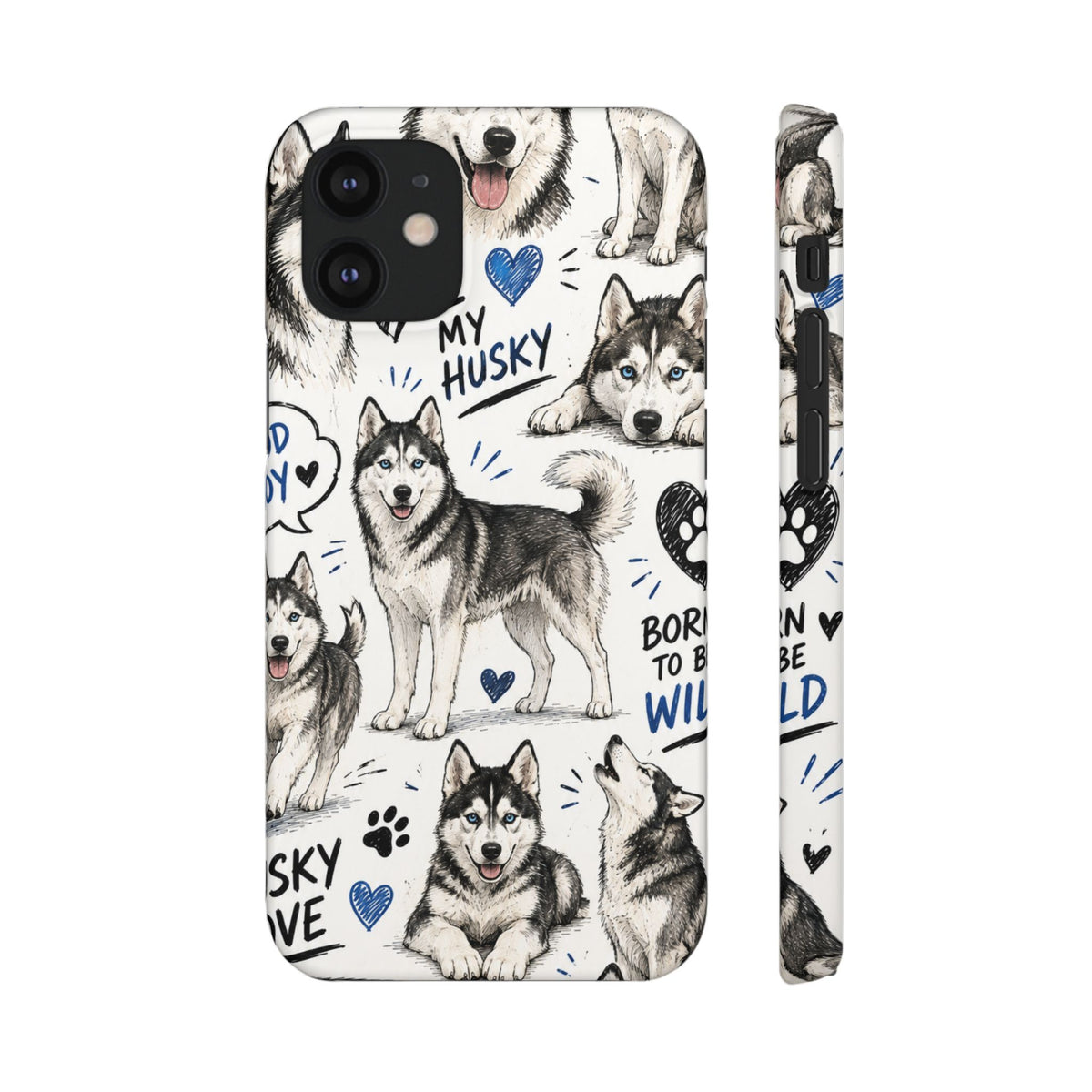 HUSKY MINTÁS IPHONE TOK