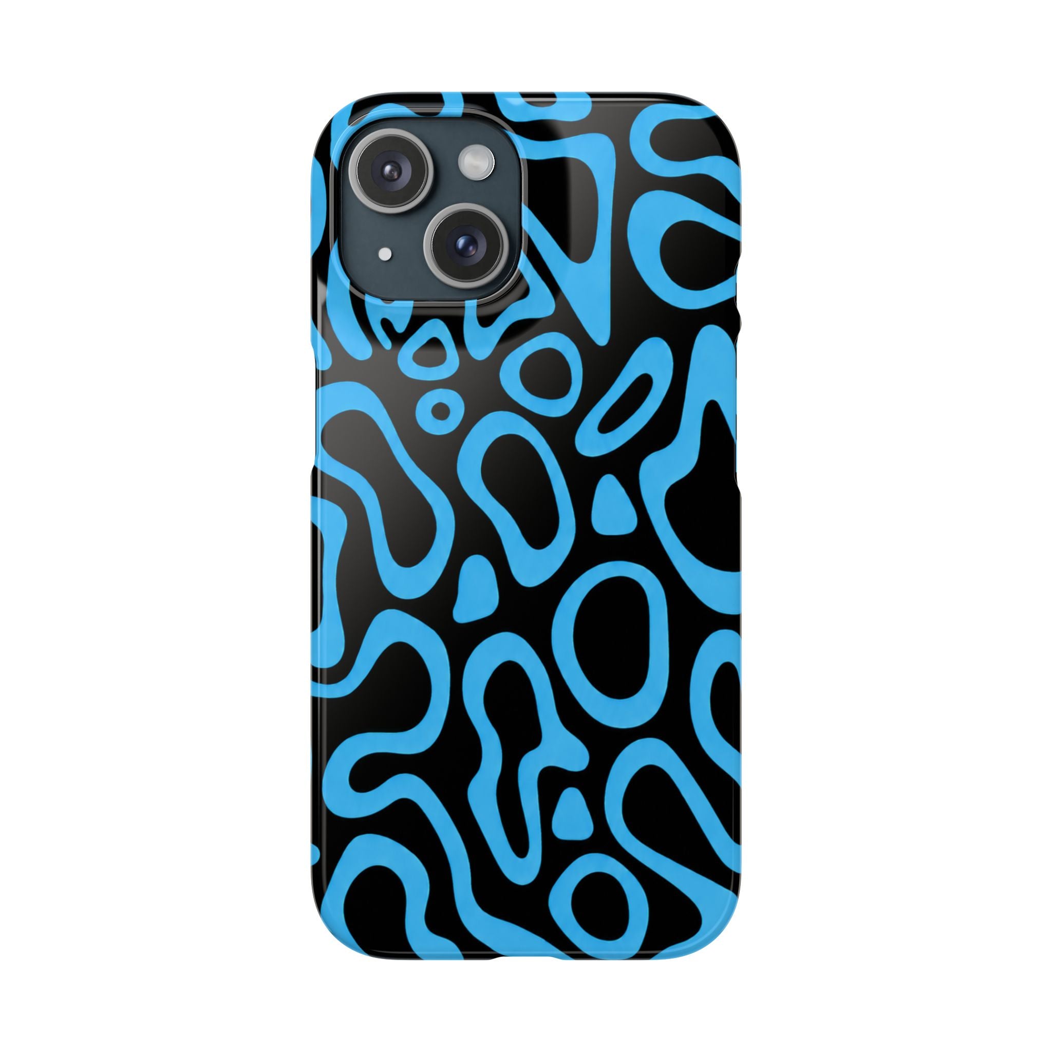 KÉK MINTÁS SAMSUNG IPHONE TOK