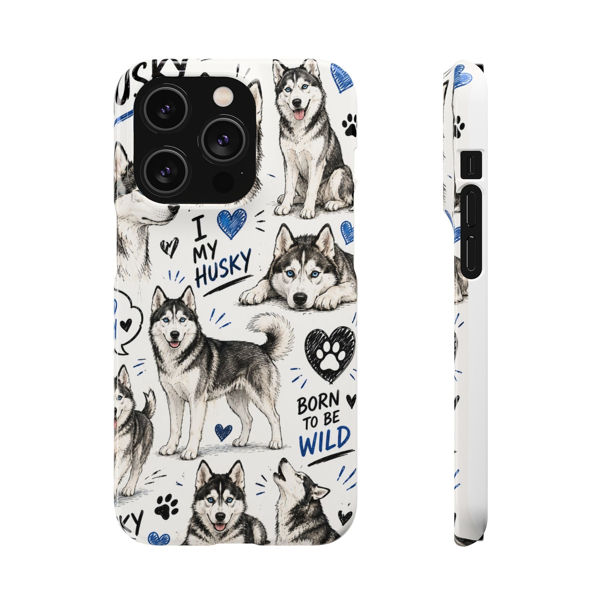 HUSKY MINTÁS IPHONE TOK
