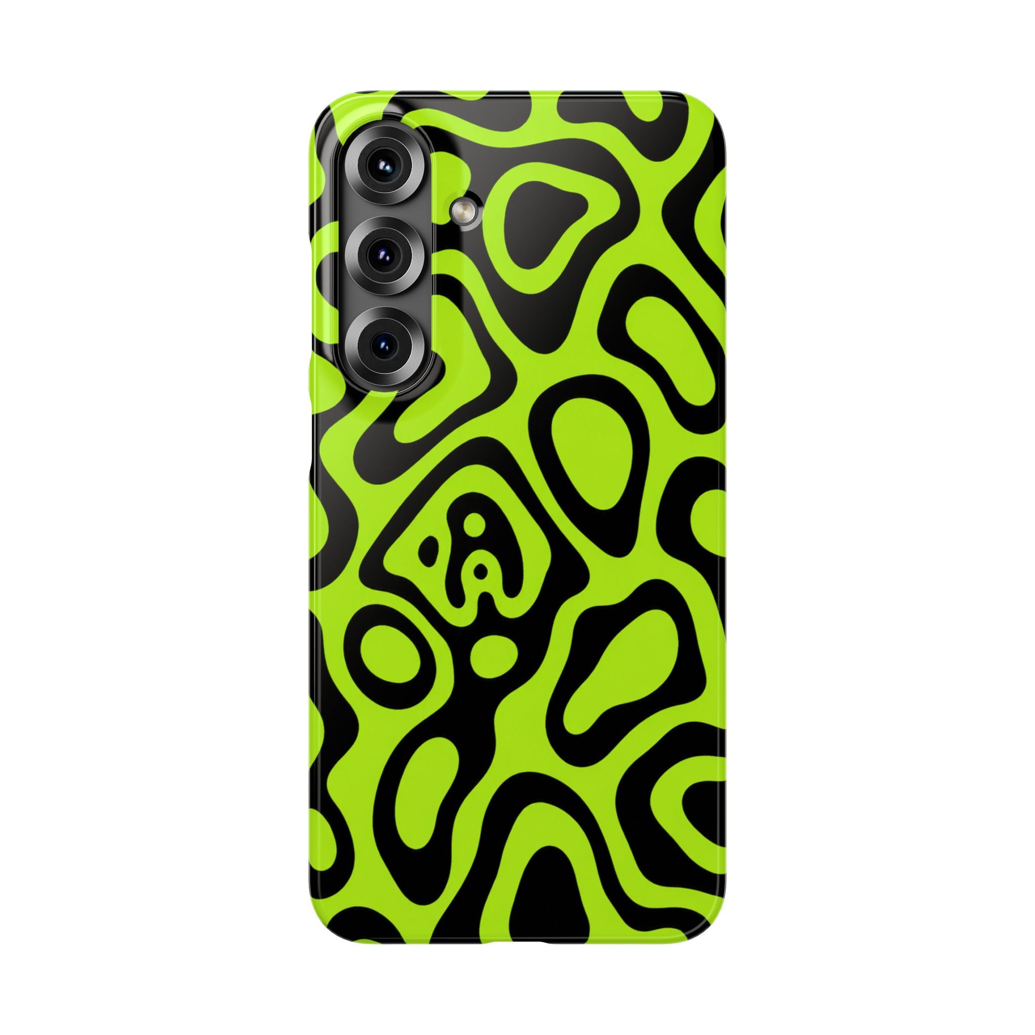 ZÖLD MINTÁS SAMSUNG IPHONE TOK