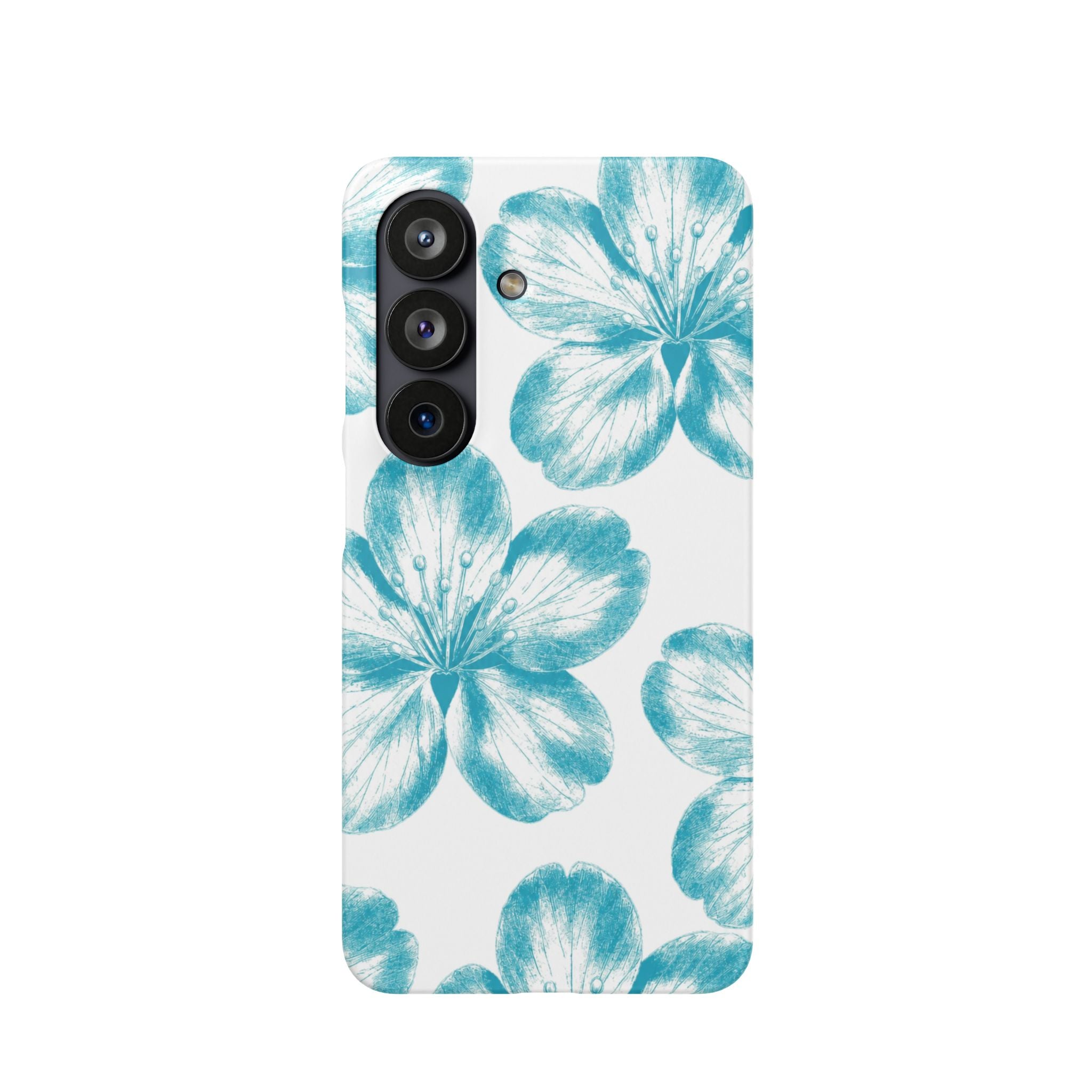KÉK VIRÁGOK SAMSUNG IPHONE TOK