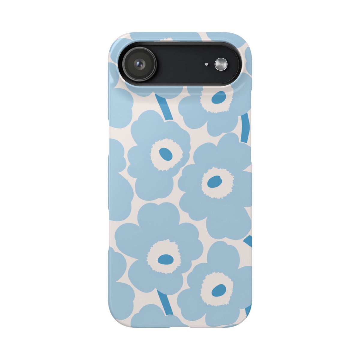 KÉK VIRÁGOS SAMSUNG IPHONE TOK