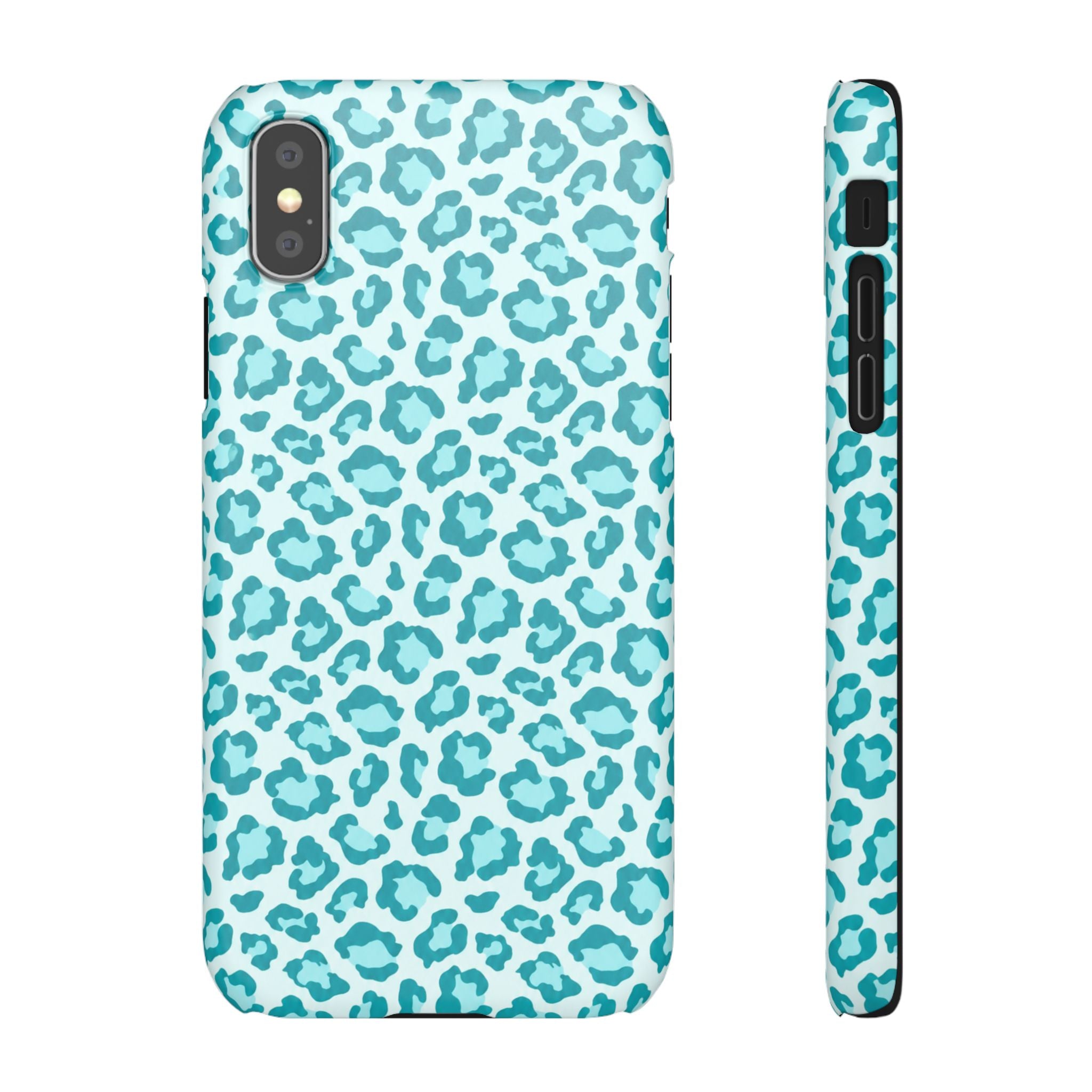 KÉK LEOPÁRDOS SAMSUNG IPHONE TOK