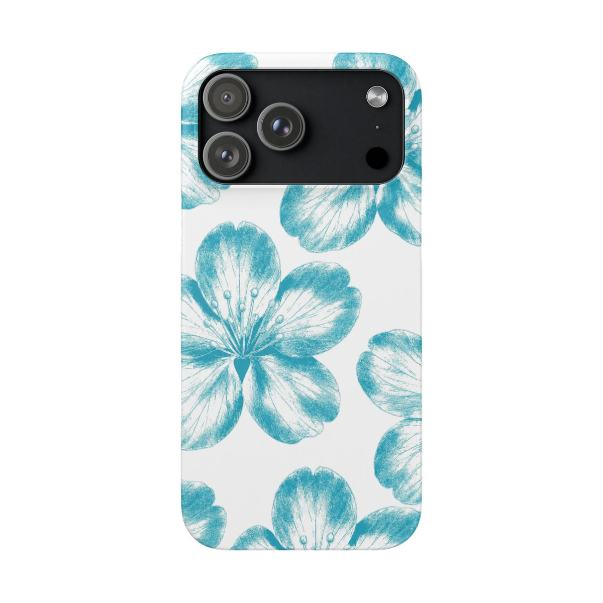 KÉK VIRÁGOK SAMSUNG IPHONE TOK