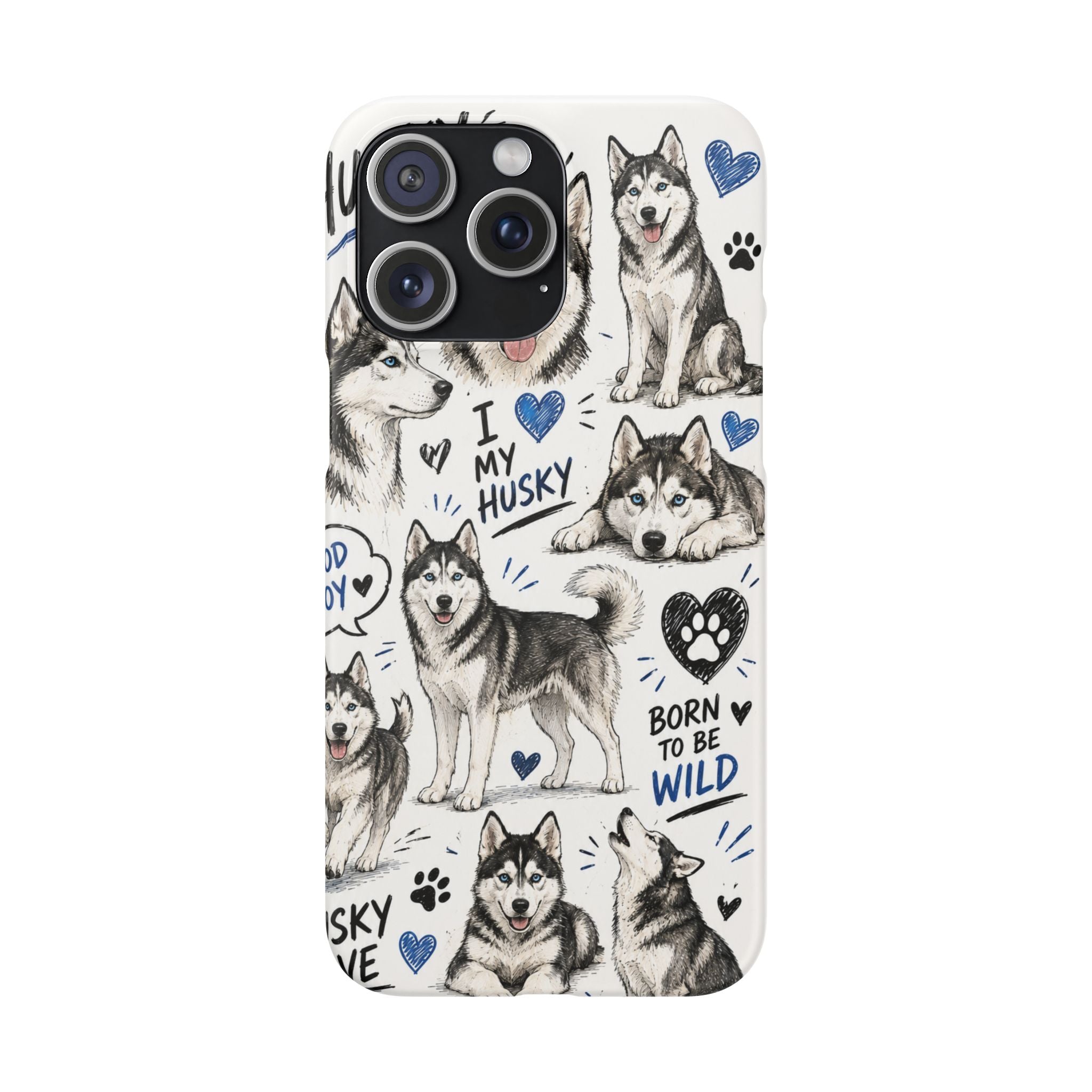 HUSKY MINTÁS IPHONE TOK