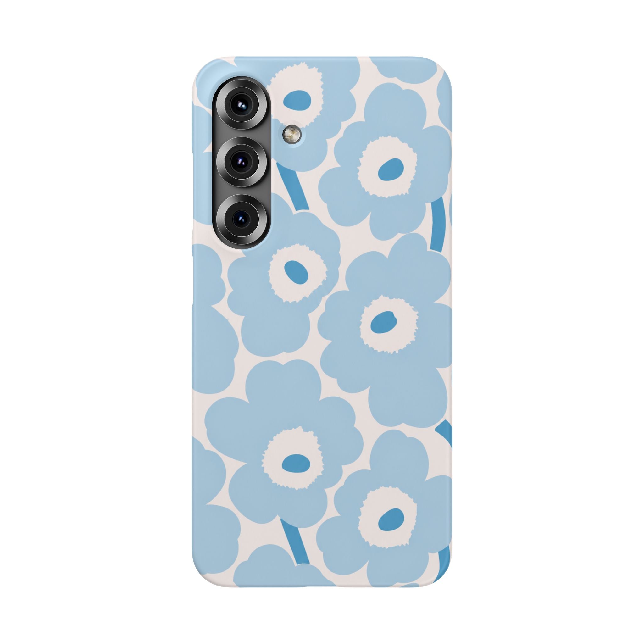 KÉK VIRÁGOS SAMSUNG IPHONE TOK