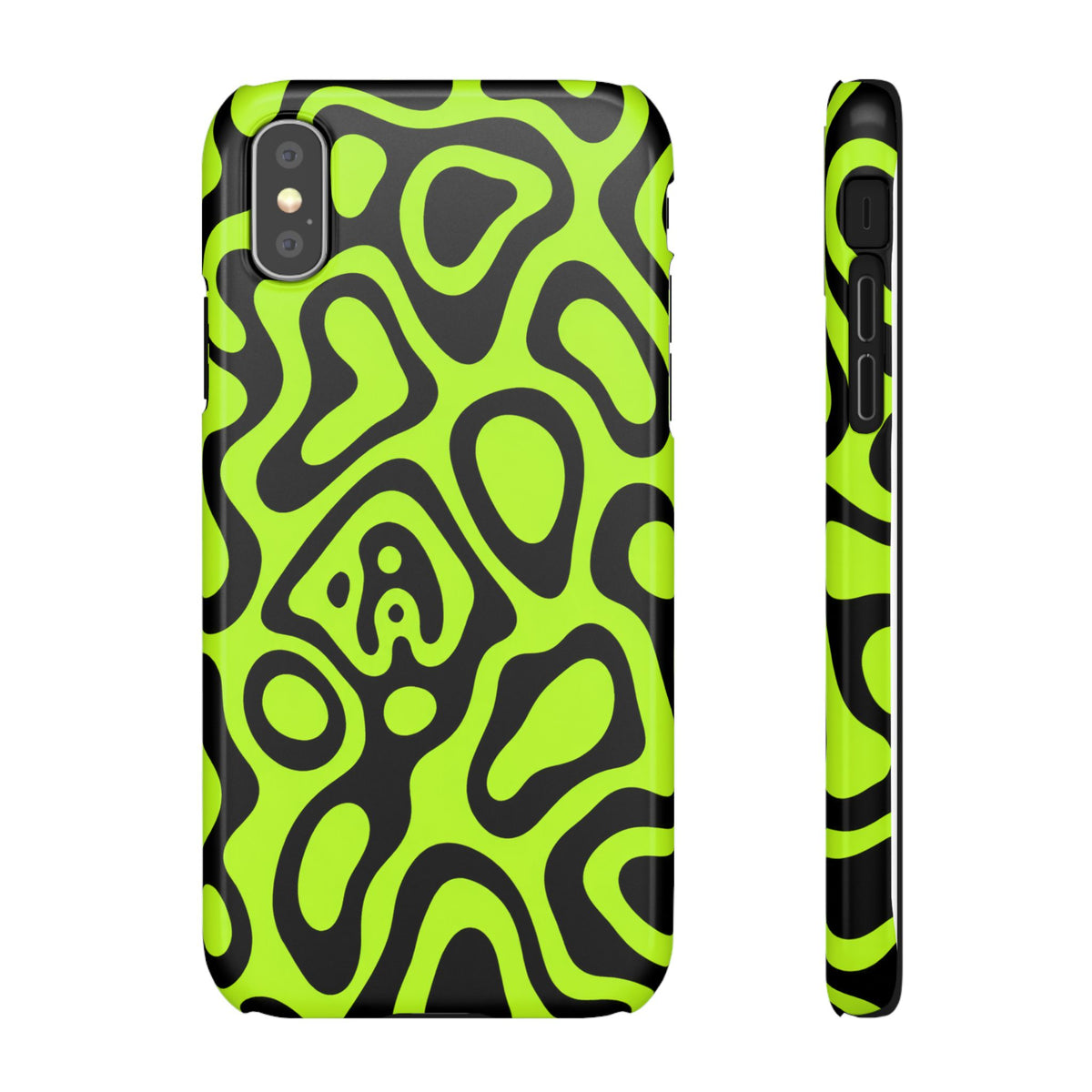 ZÖLD MINTÁS SAMSUNG IPHONE TOK