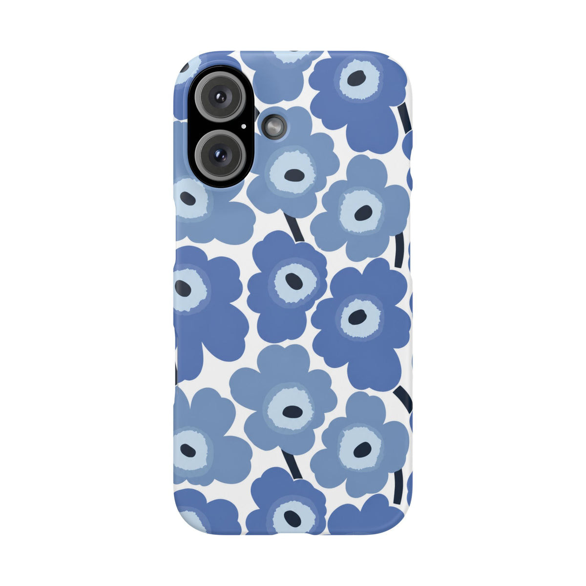 KÉK VIRÁGOS SAMSUNG IPHONE TOK