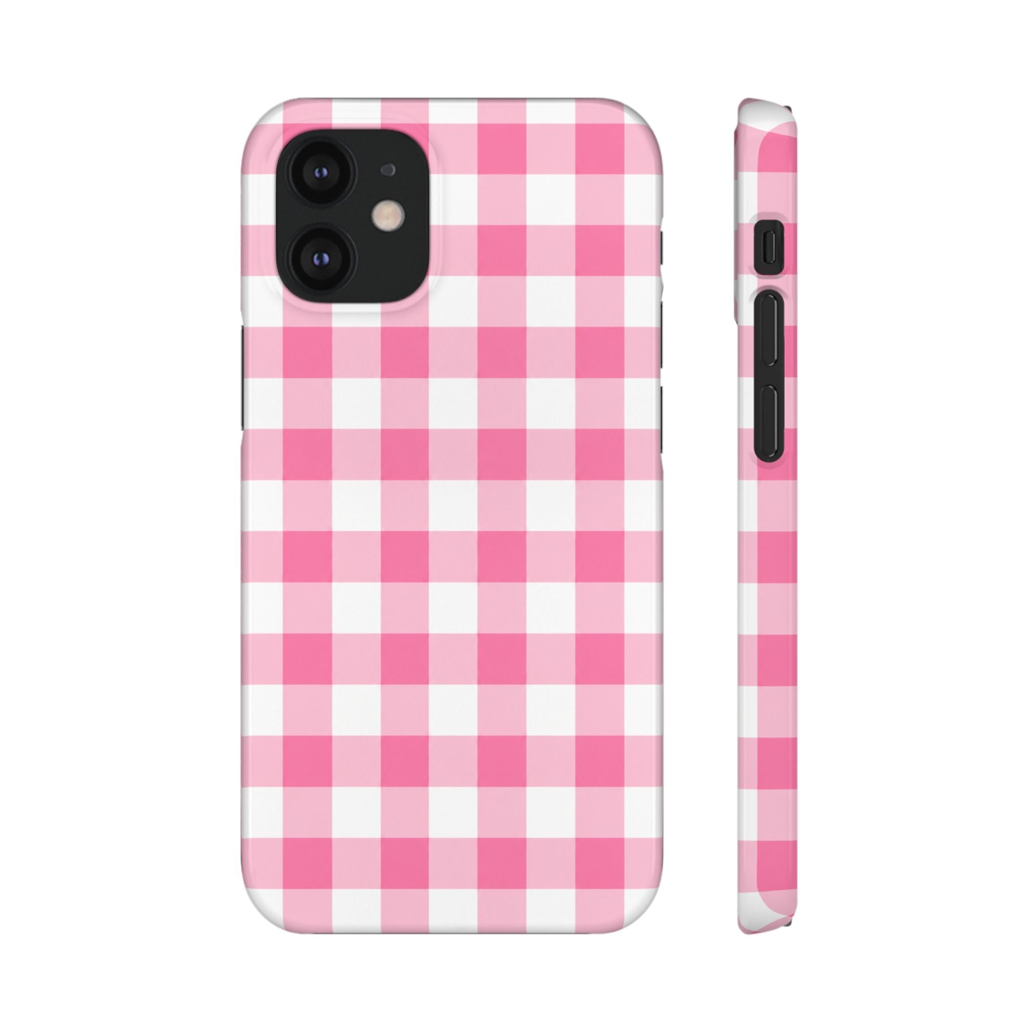 RÓZSASZIN KOCKÁS SAMSUNG IPHONE TOK