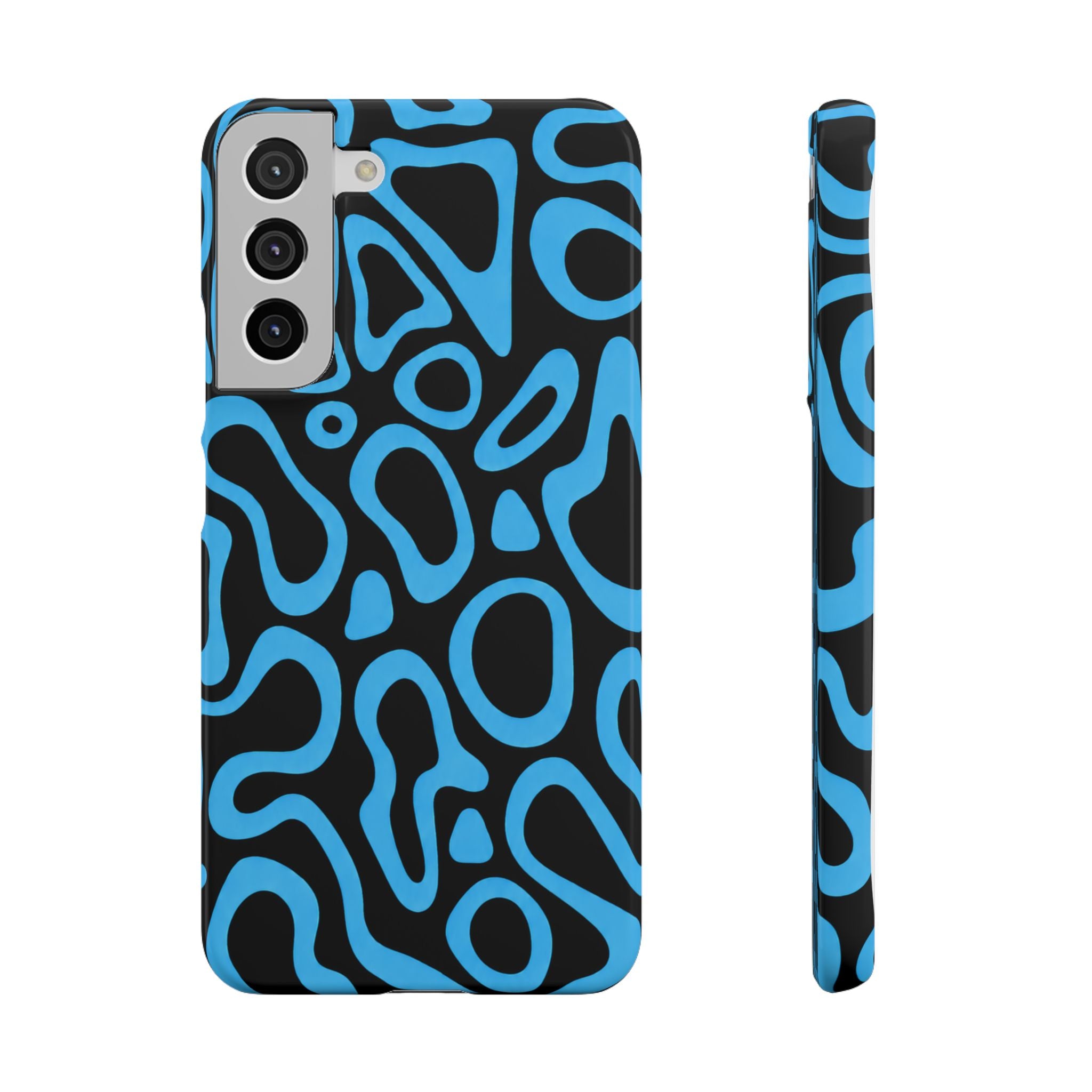 KÉK MINTÁS SAMSUNG IPHONE TOK