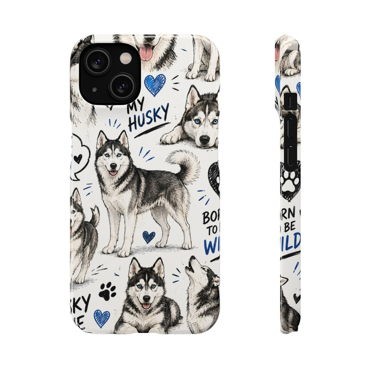 HUSKY MINTÁS IPHONE TOK