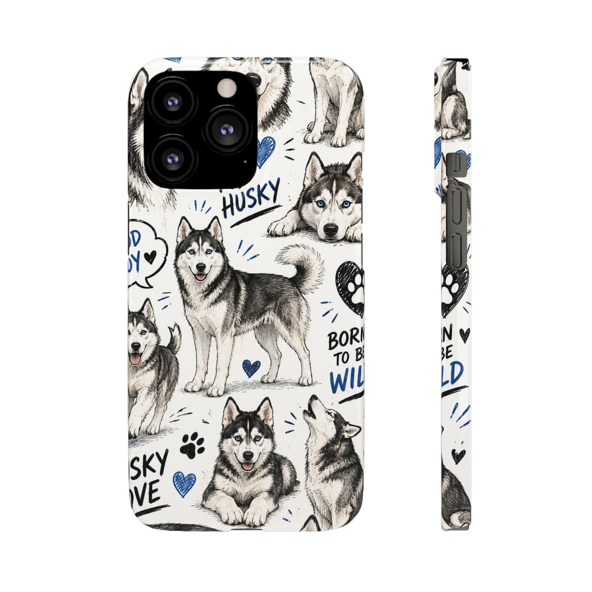HUSKY MINTÁS IPHONE TOK