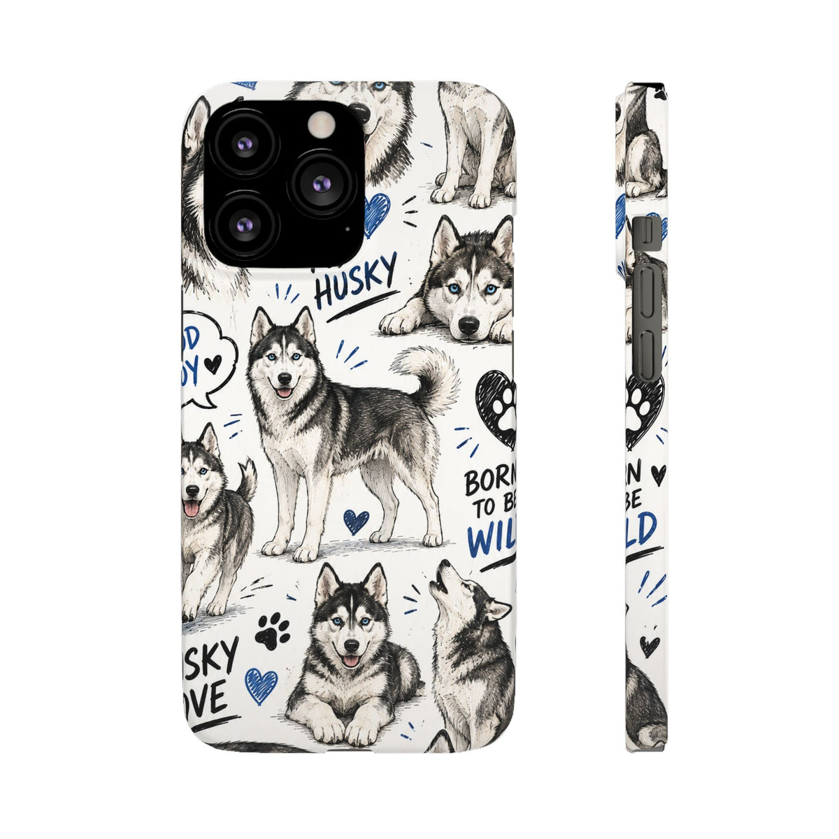 HUSKY MINTÁS IPHONE TOK