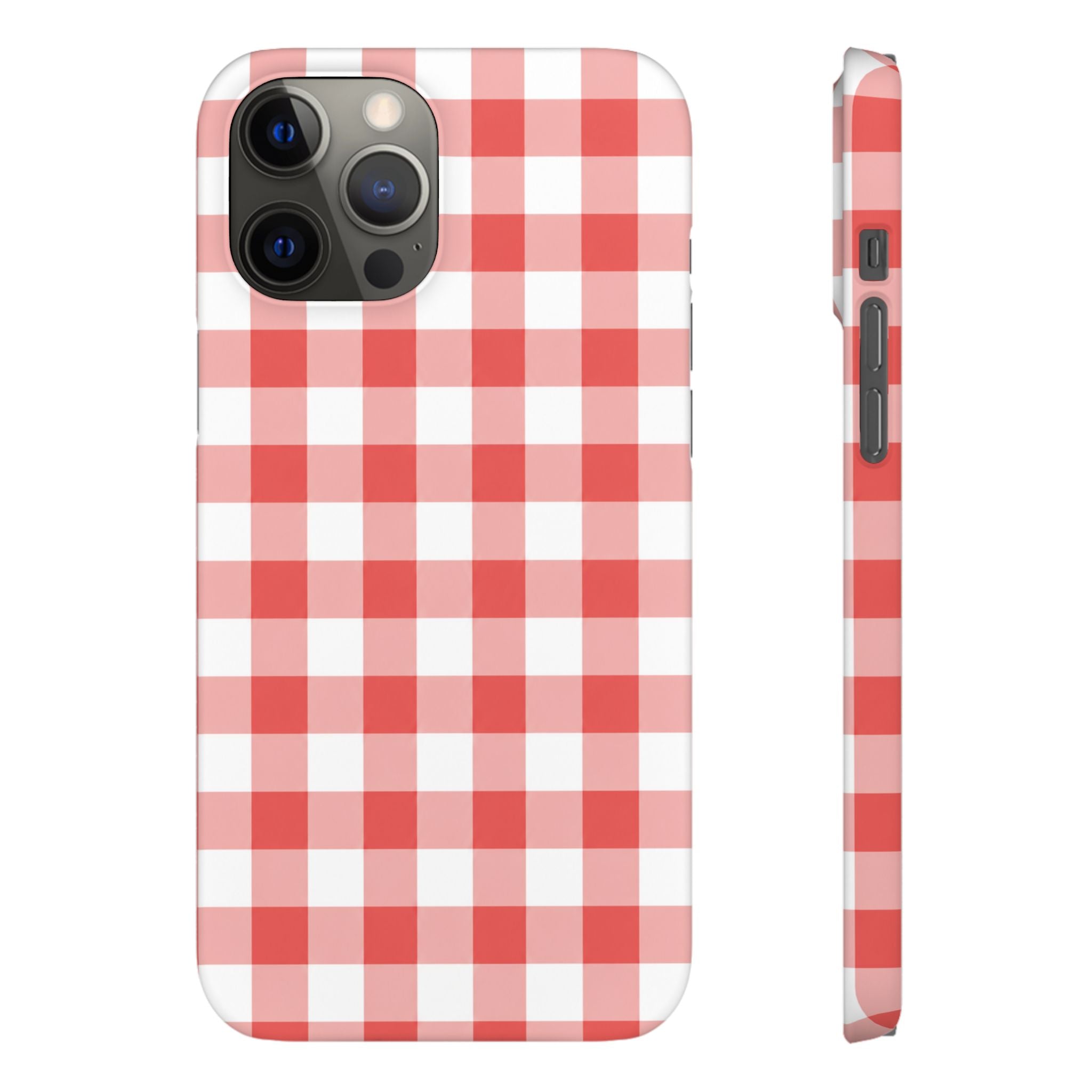 PIROS KOCKÁS SAMSUNG IPHONE TOK