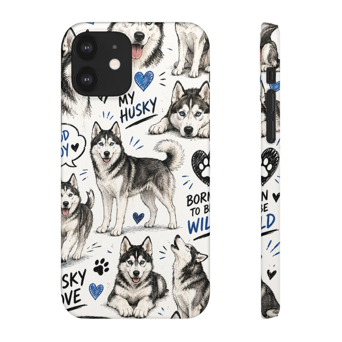 HUSKY MINTÁS IPHONE TOK