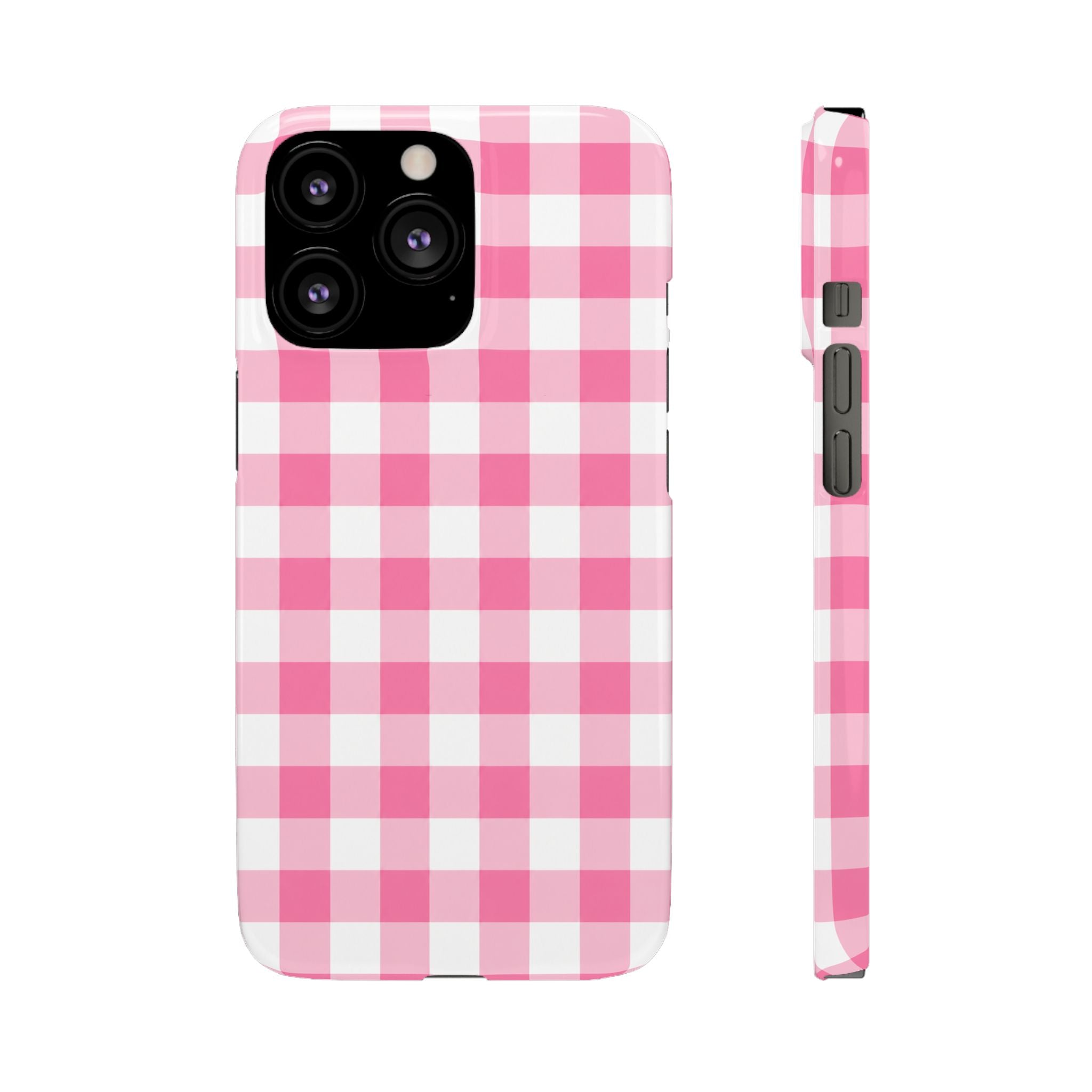 RÓZSASZIN KOCKÁS SAMSUNG IPHONE TOK