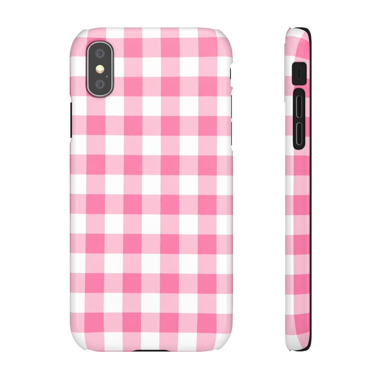 RÓZSASZIN KOCKÁS SAMSUNG IPHONE TOK
