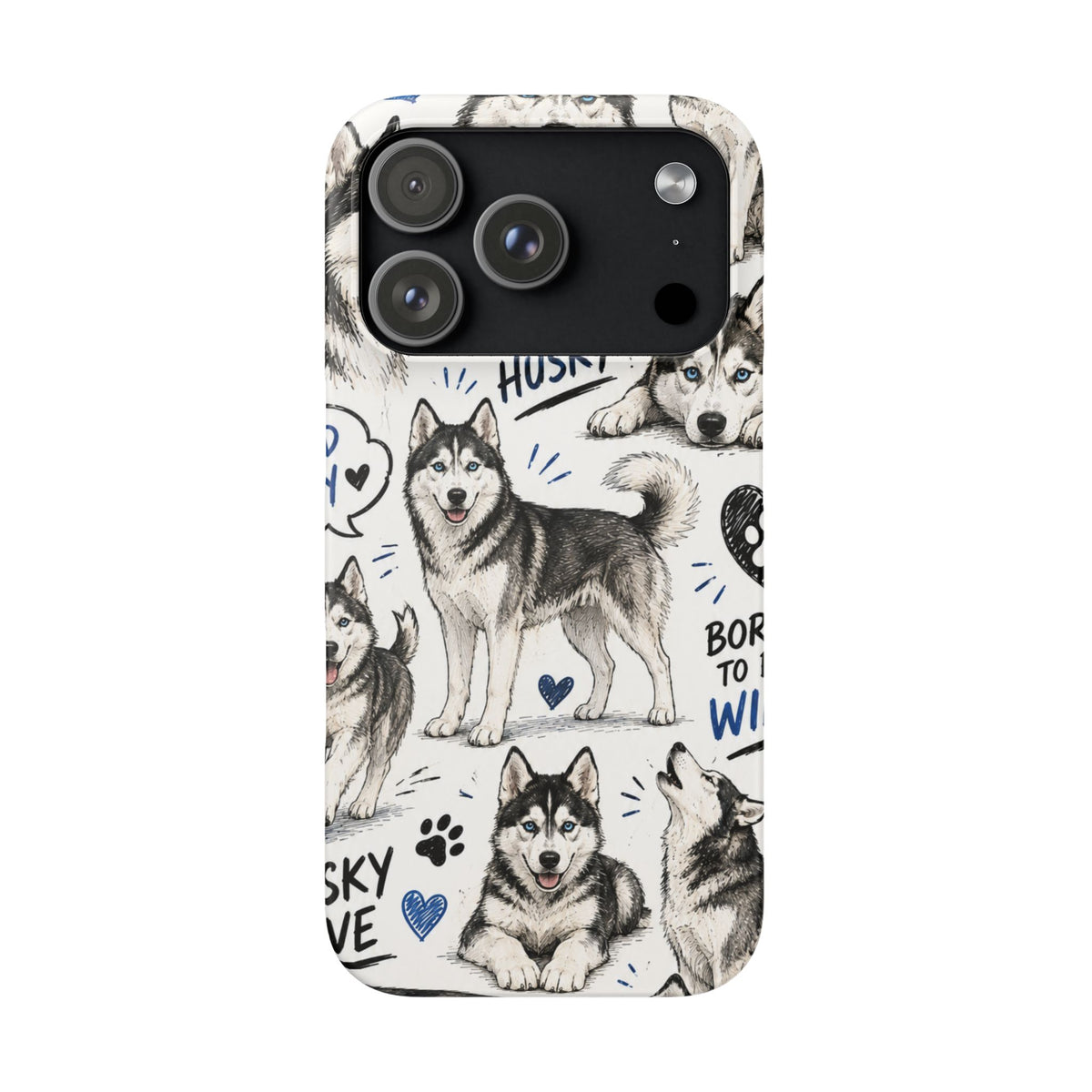 HUSKY MINTÁS IPHONE TOK