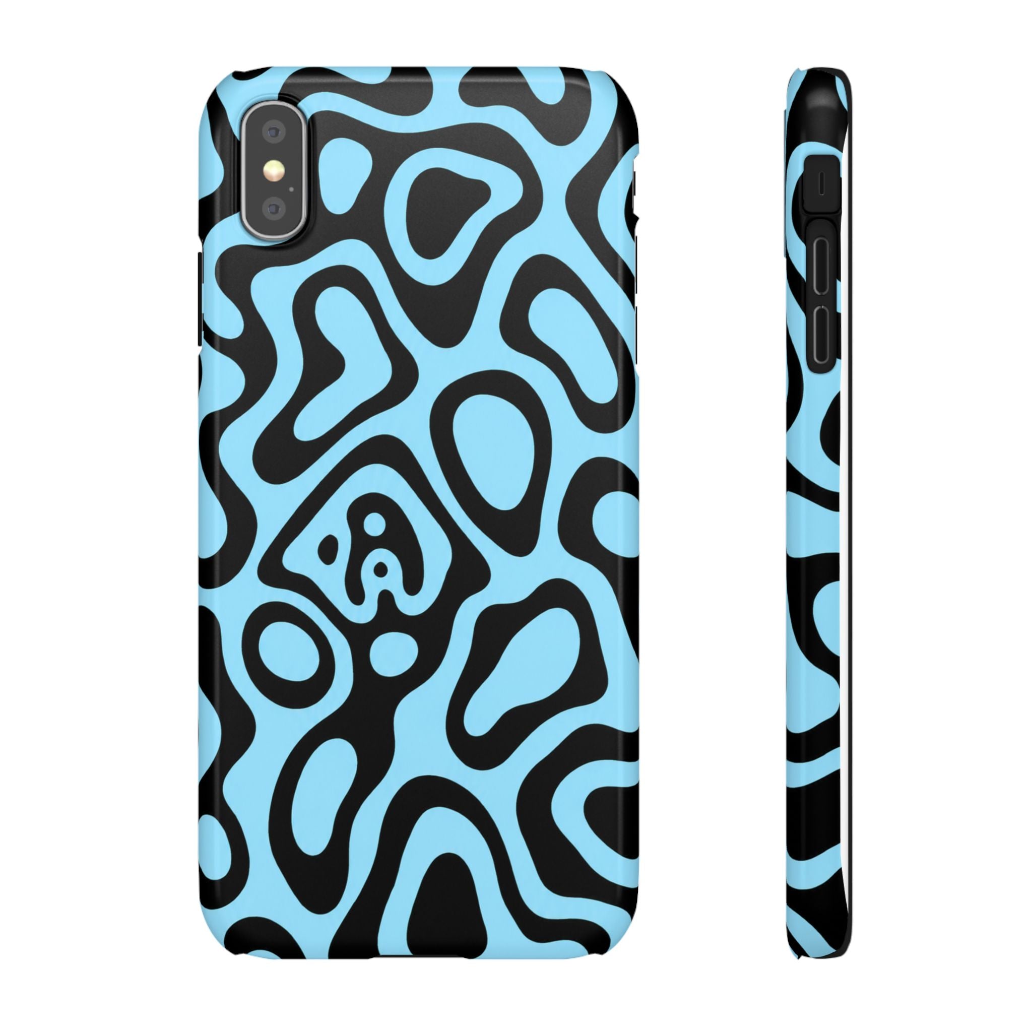 KÉK MINTÁS SAMSUNG IPHONE TOK