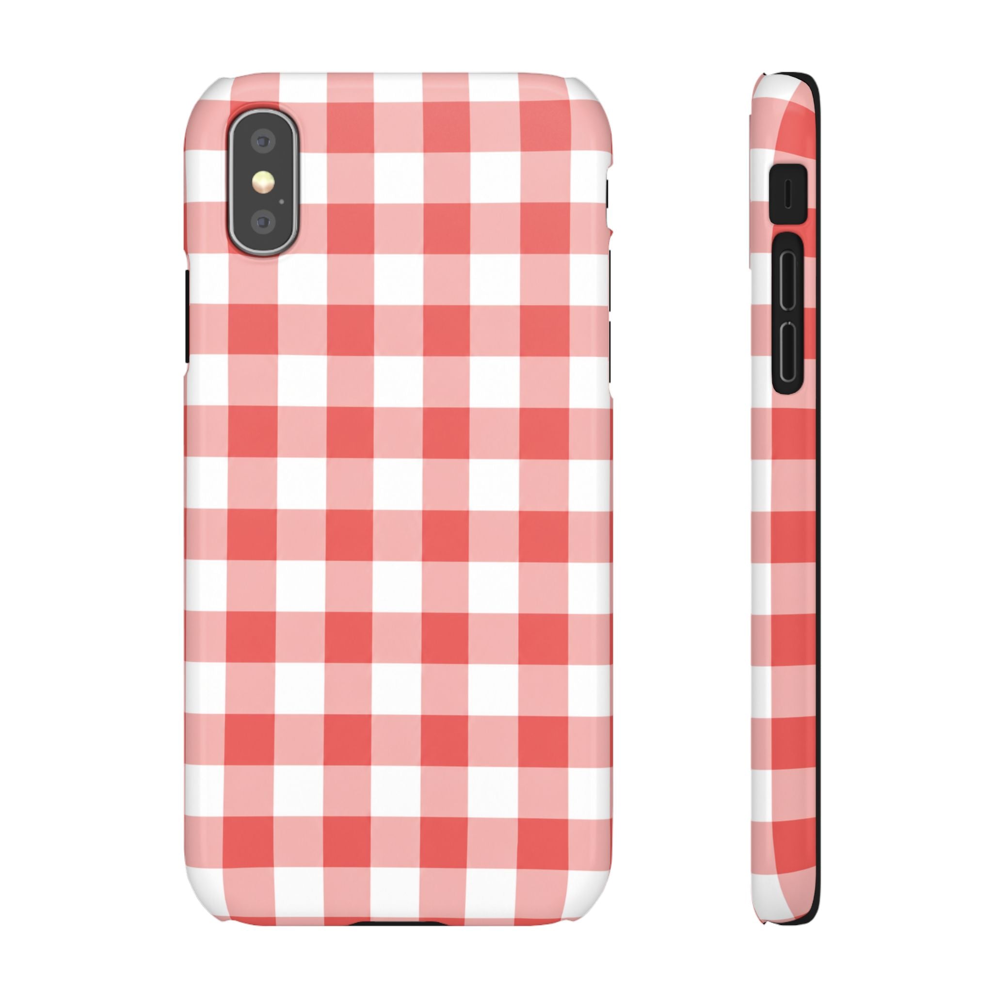 PIROS KOCKÁS SAMSUNG IPHONE TOK
