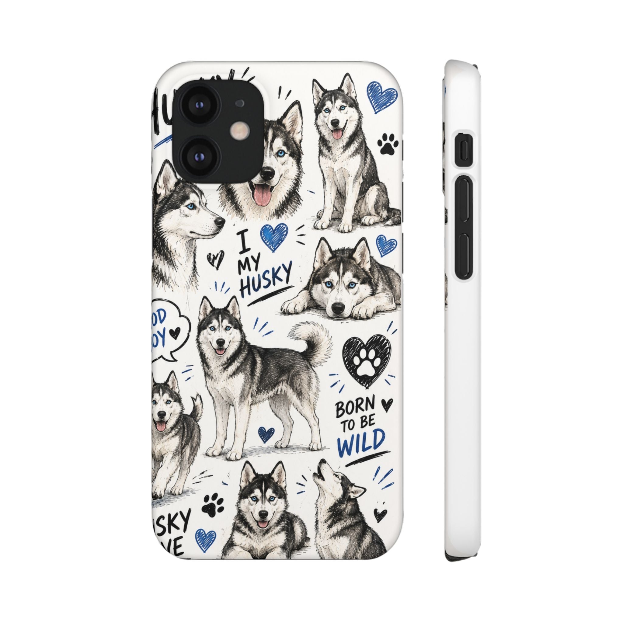 HUSKY MINTÁS IPHONE TOK