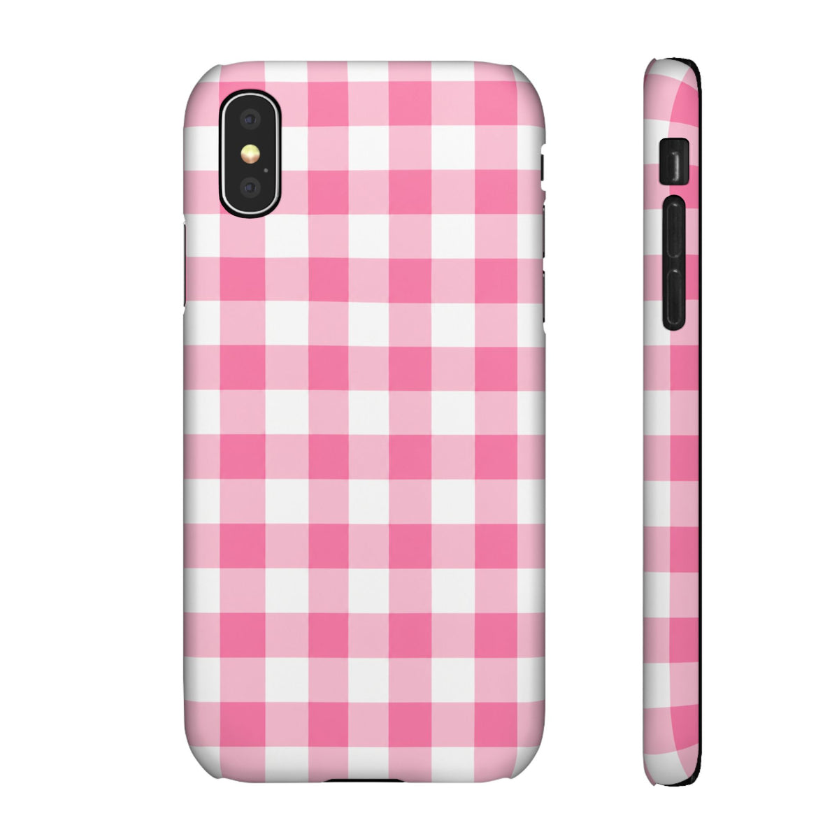 RÓZSASZIN KOCKÁS SAMSUNG IPHONE TOK