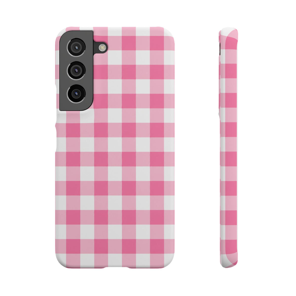 RÓZSASZIN KOCKÁS SAMSUNG IPHONE TOK