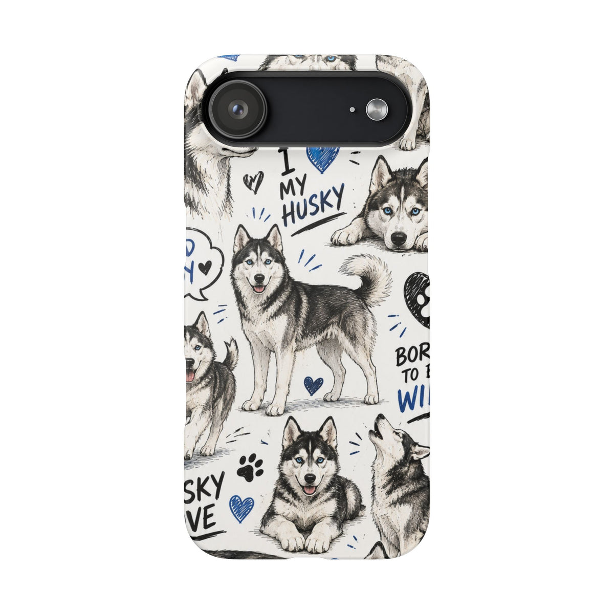 HUSKY MINTÁS IPHONE TOK