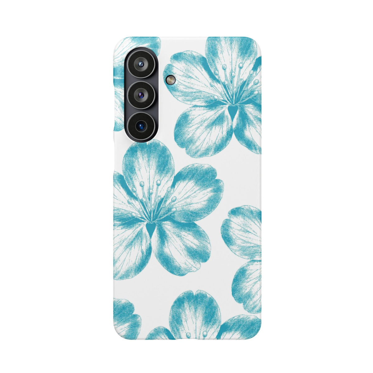 KÉK VIRÁGOK SAMSUNG IPHONE TOK