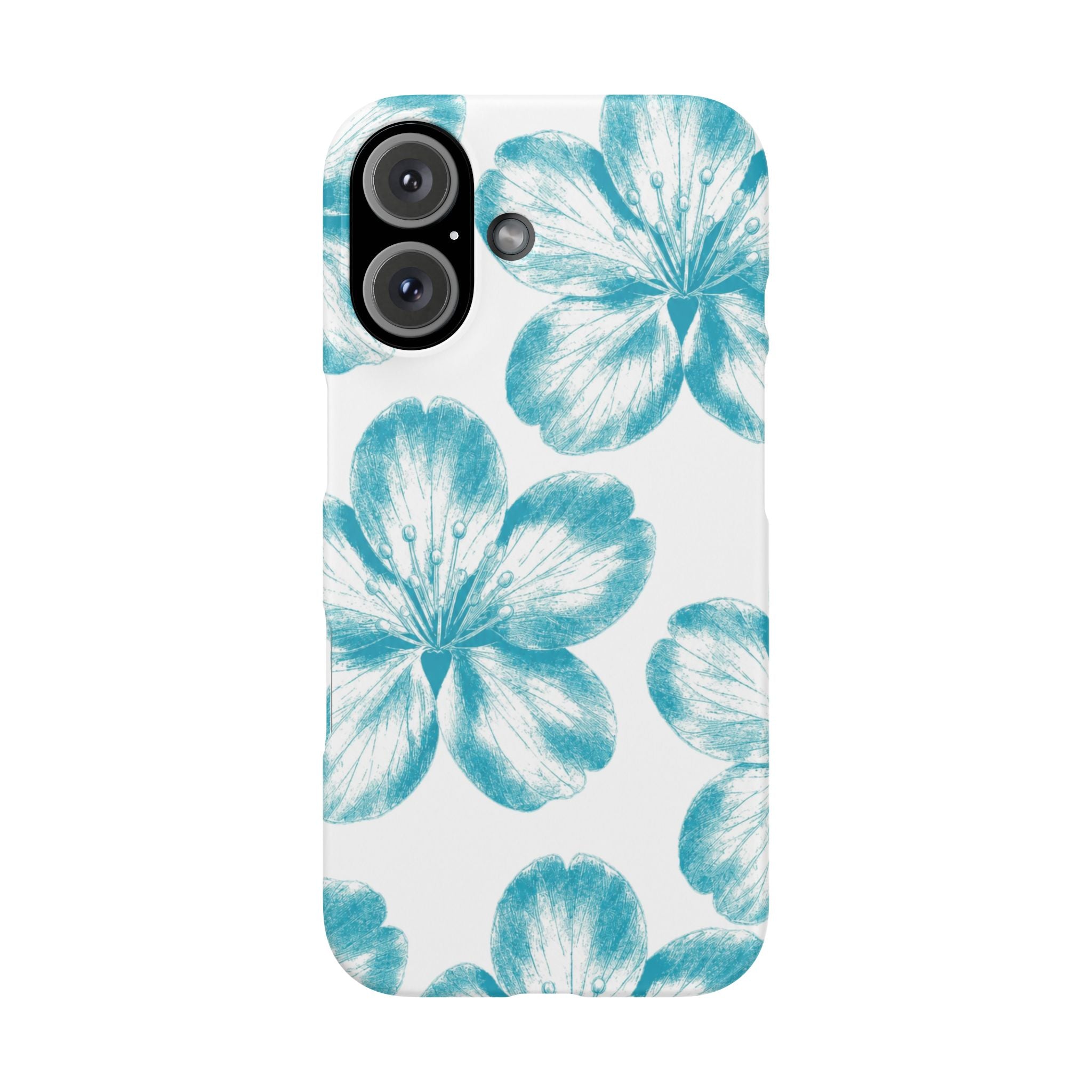 KÉK VIRÁGOK SAMSUNG IPHONE TOK