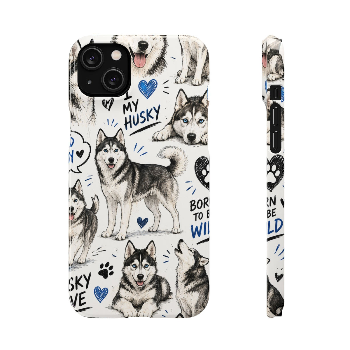 HUSKY MINTÁS IPHONE TOK