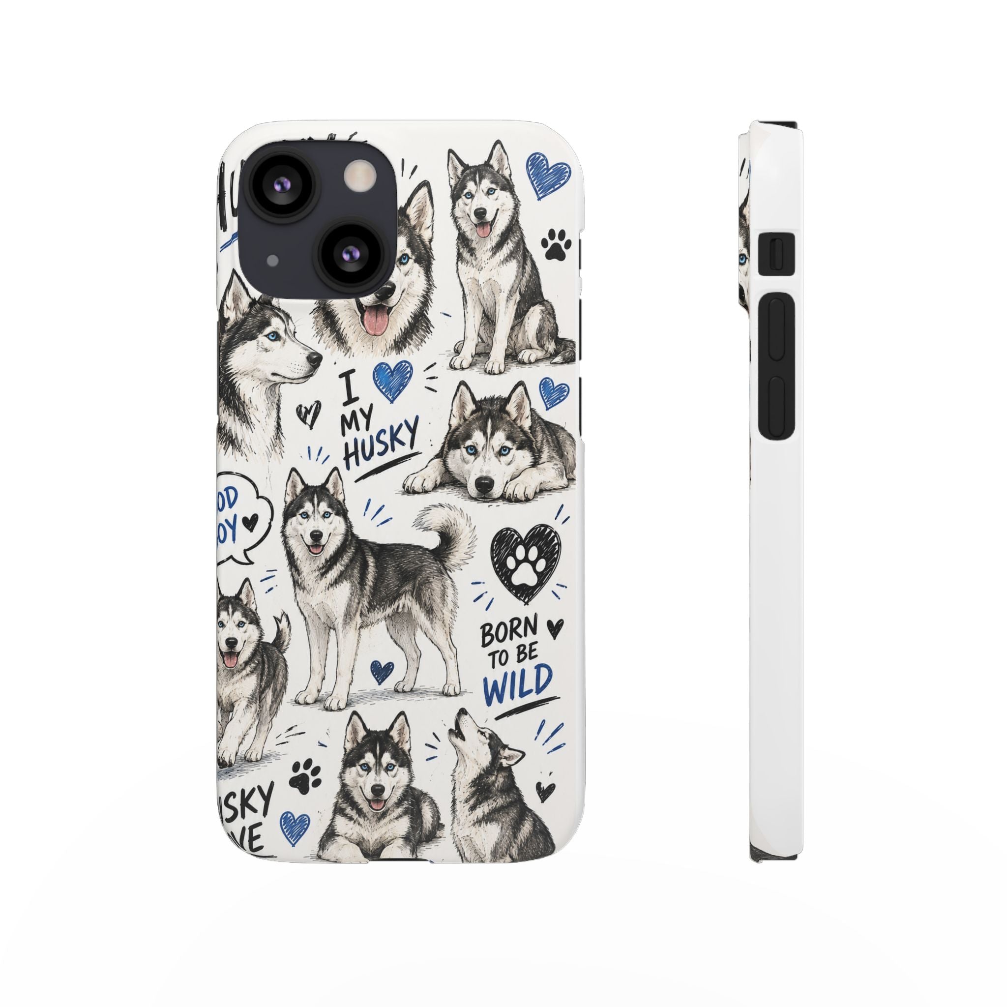 HUSKY MINTÁS IPHONE TOK