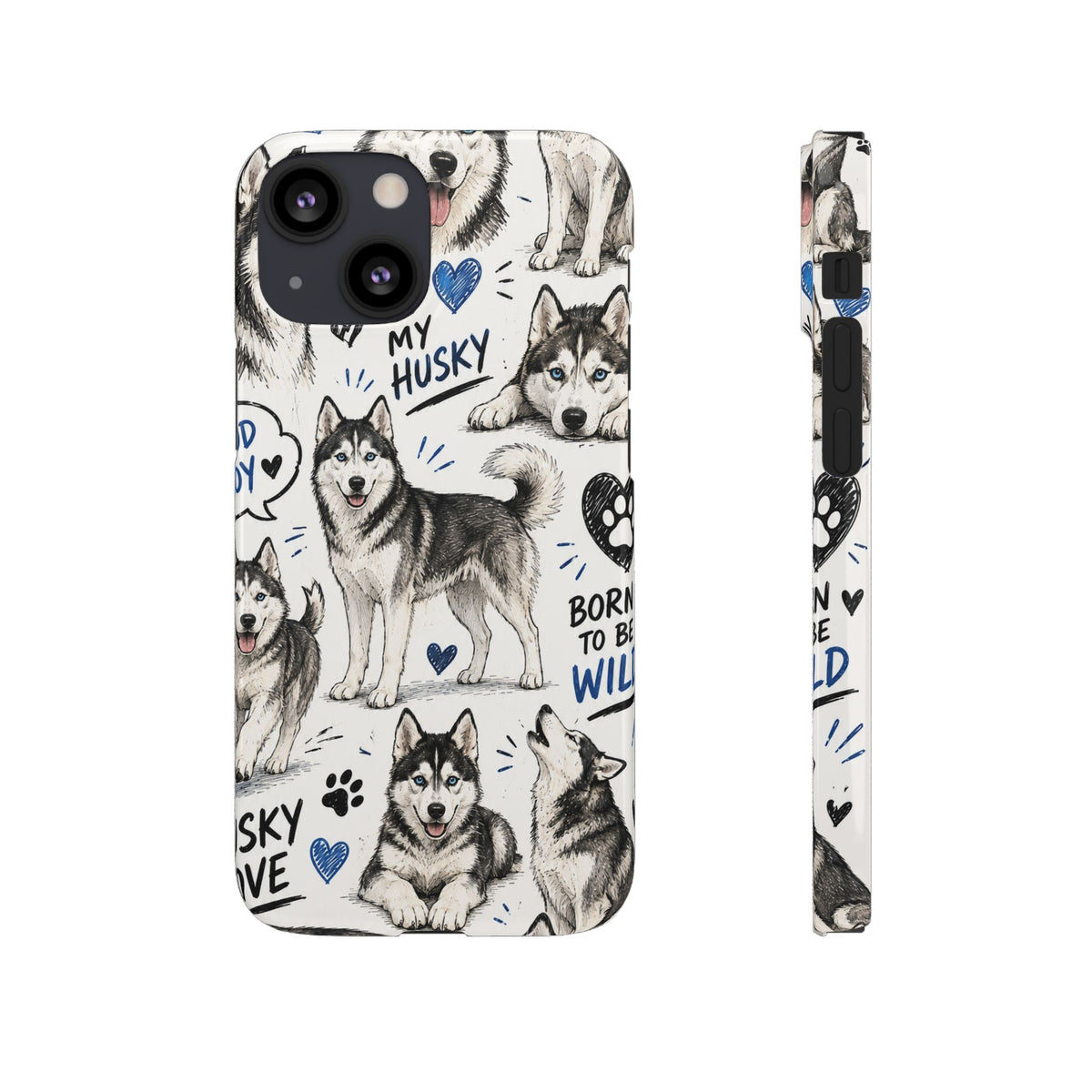 HUSKY MINTÁS IPHONE TOK