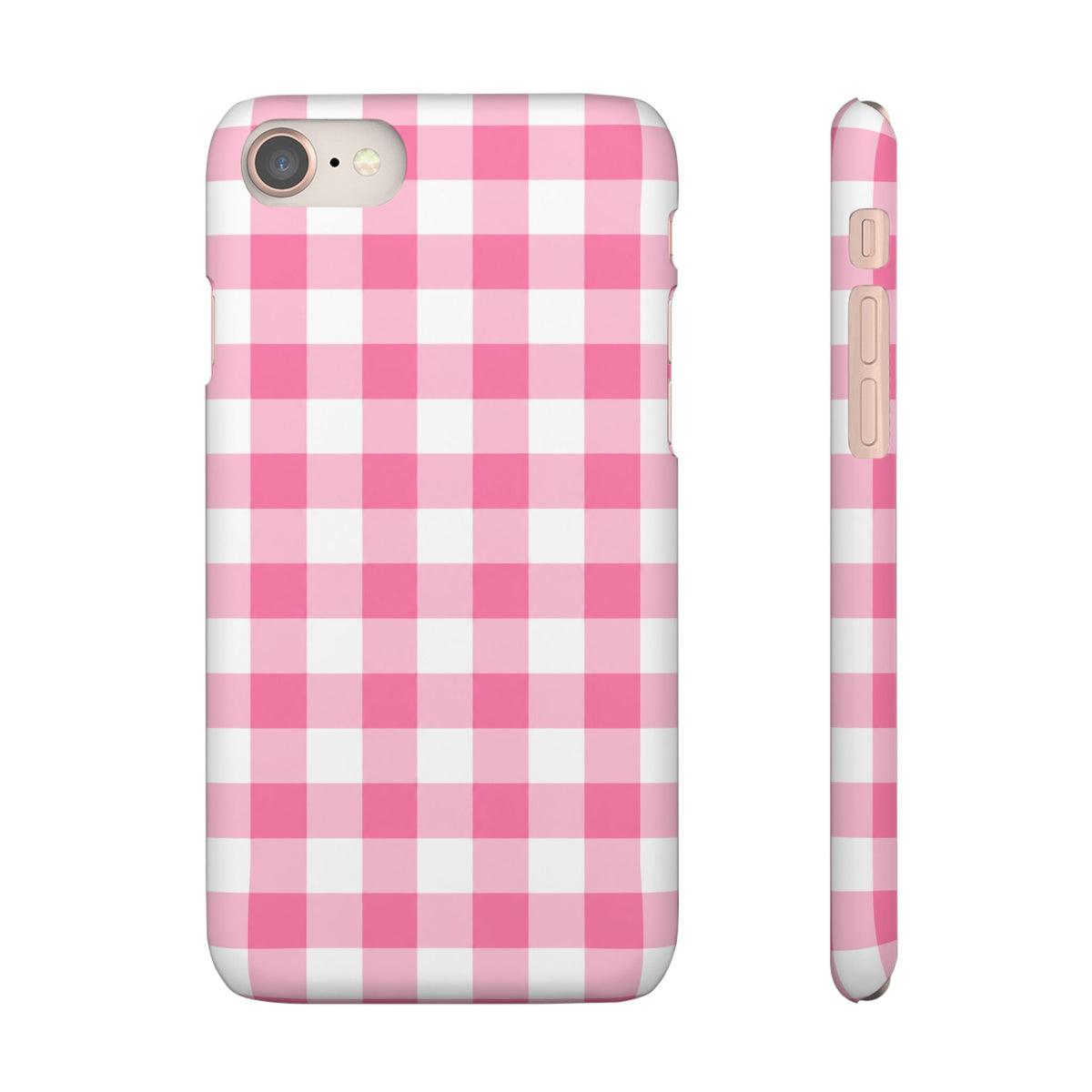RÓZSASZIN KOCKÁS SAMSUNG IPHONE TOK