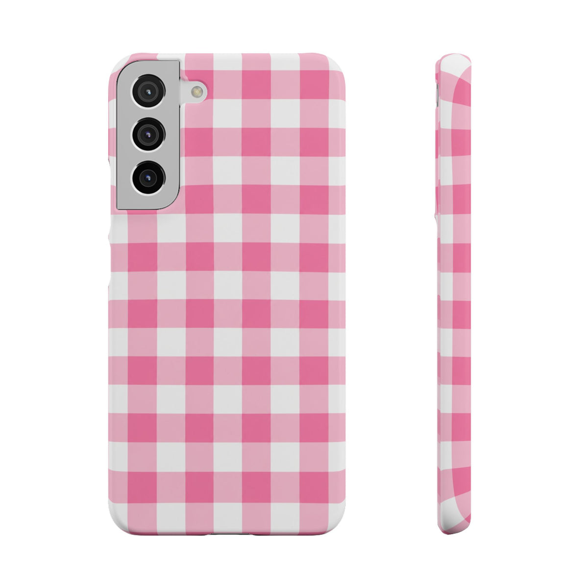 RÓZSASZIN KOCKÁS SAMSUNG IPHONE TOK