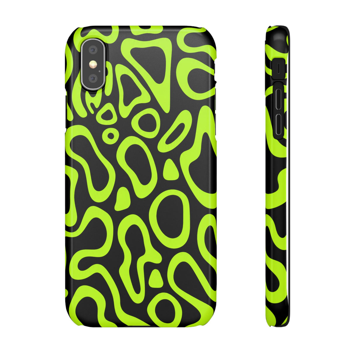 ZÖLD MINTÁS SAMSUNG IPHONE TOK