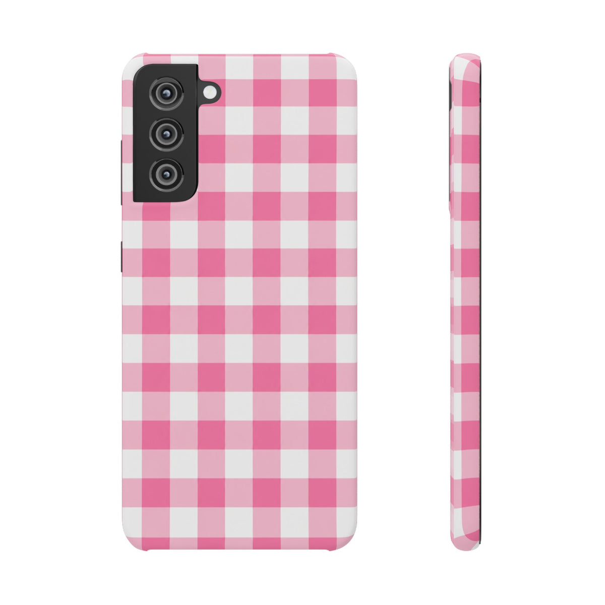 RÓZSASZIN KOCKÁS SAMSUNG IPHONE TOK