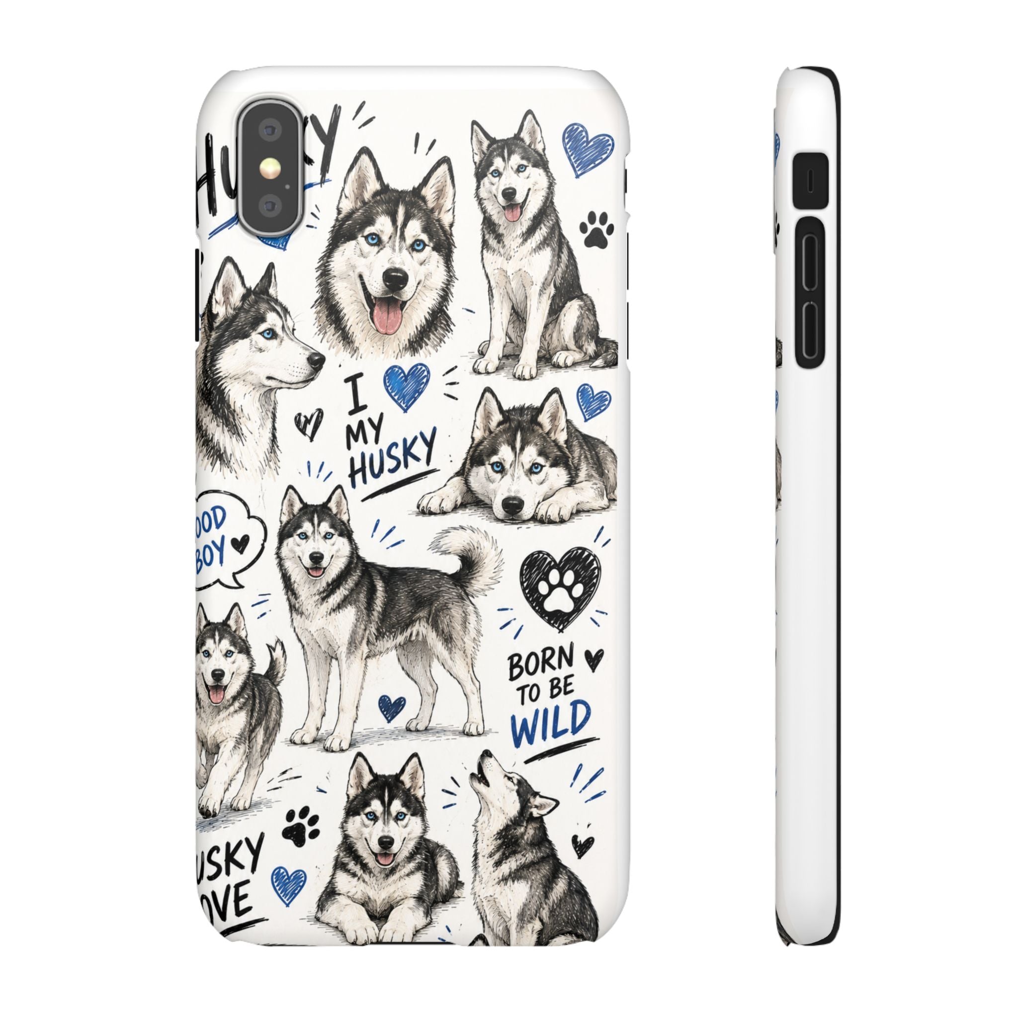 HUSKY MINTÁS IPHONE TOK.