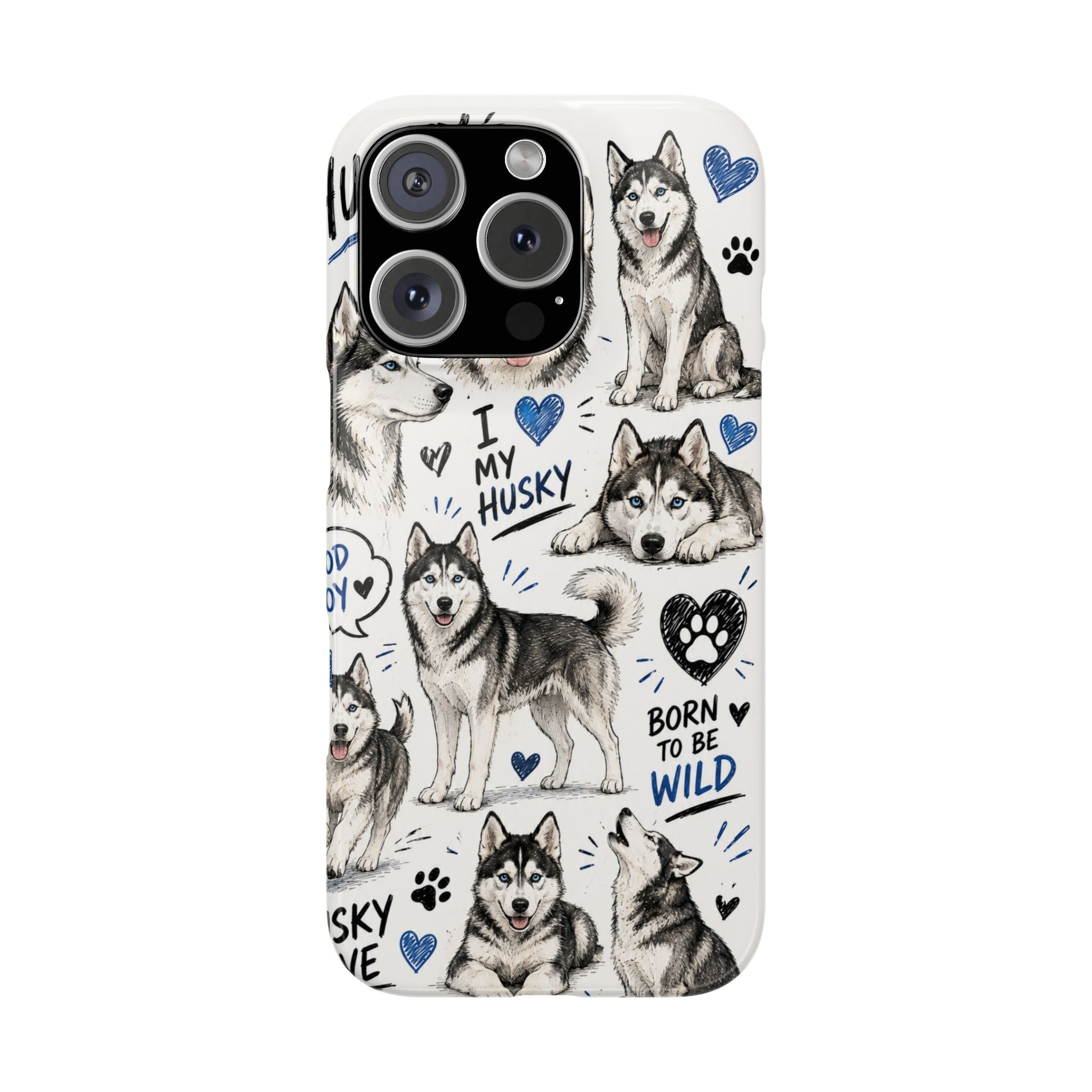 HUSKY MINTÁS IPHONE TOK