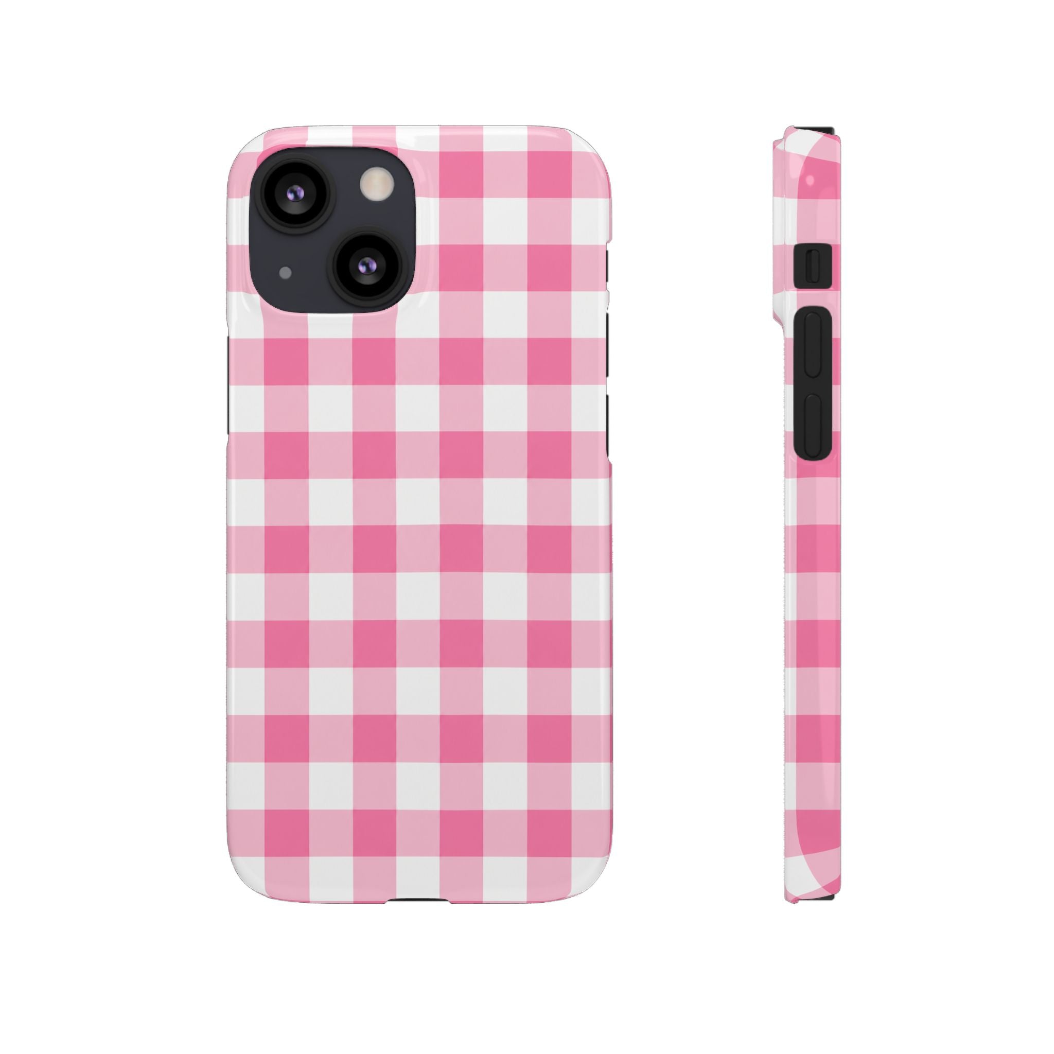 RÓZSASZIN KOCKÁS SAMSUNG IPHONE TOK