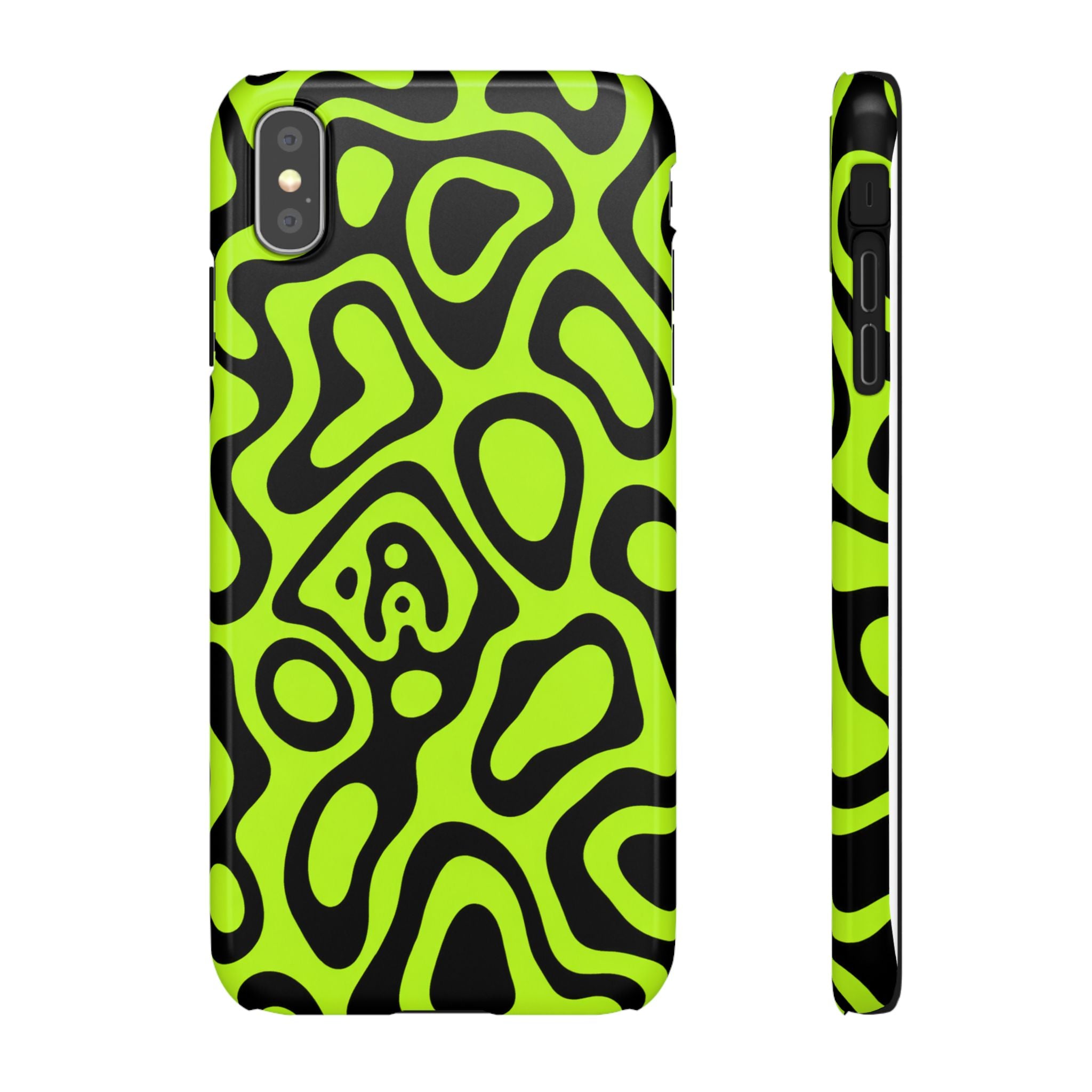 ZÖLD MINTÁS SAMSUNG IPHONE TOK