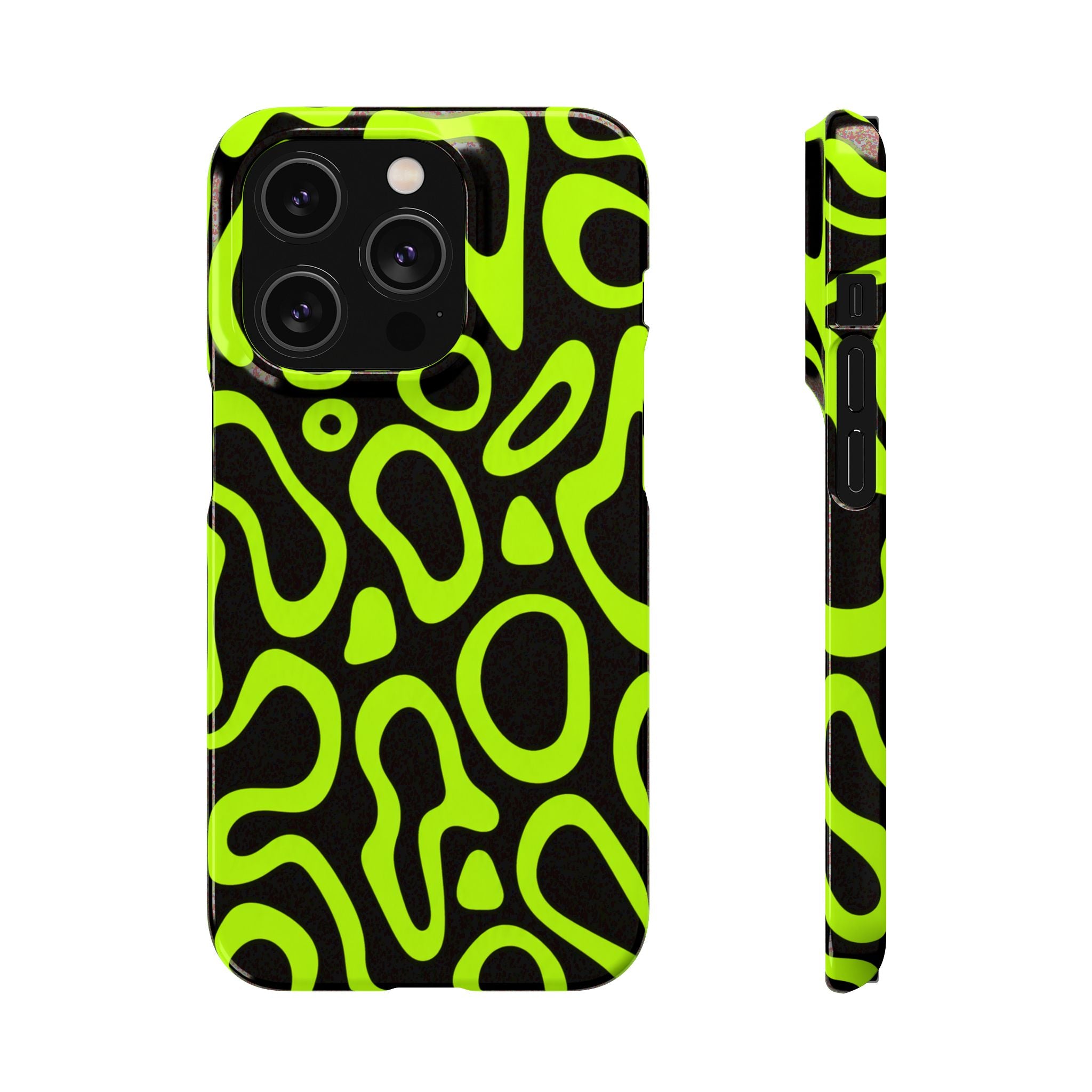 ZÖLD MINTÁS SAMSUNG IPHONE TOK