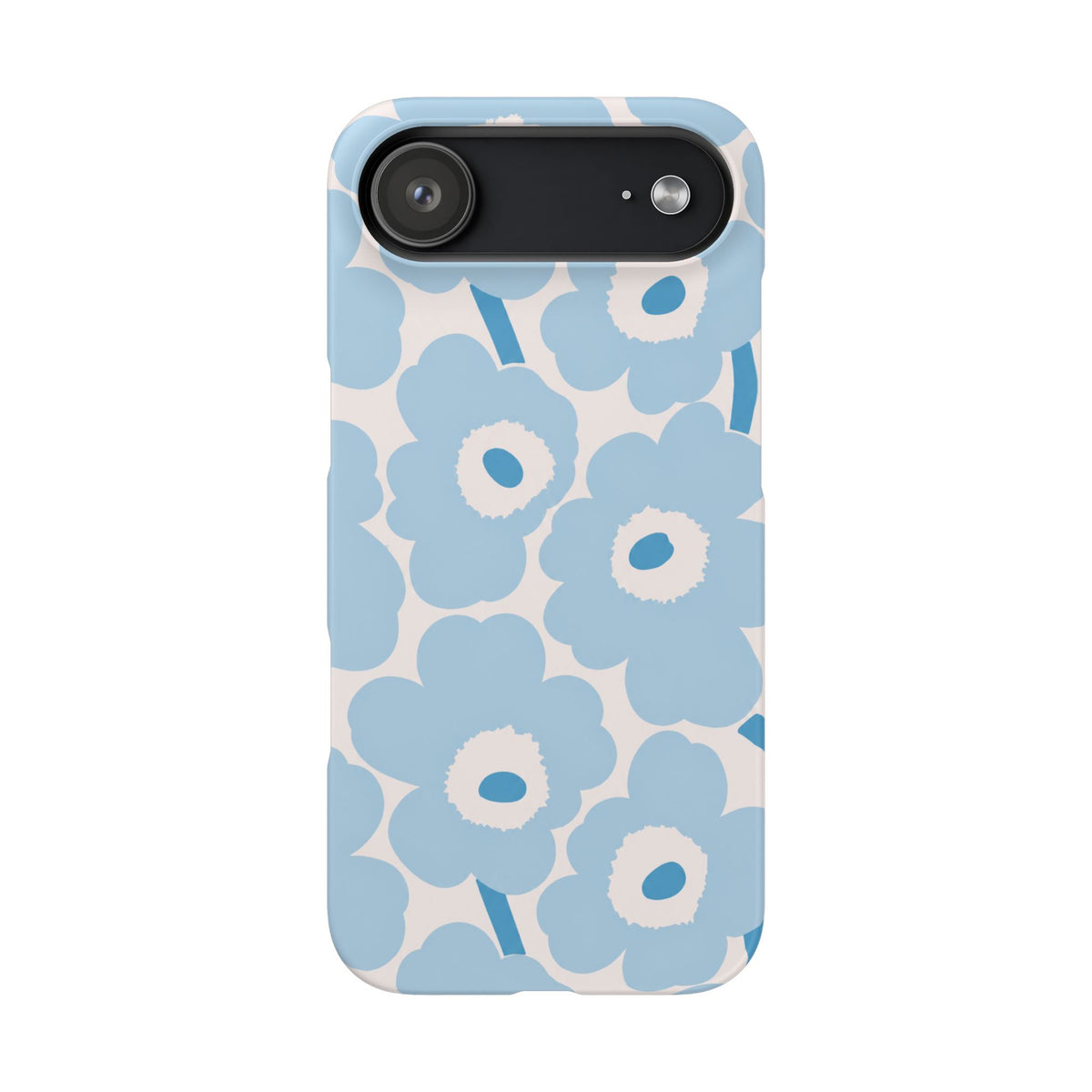 KÉK VIRÁGOS SAMSUNG IPHONE TOK