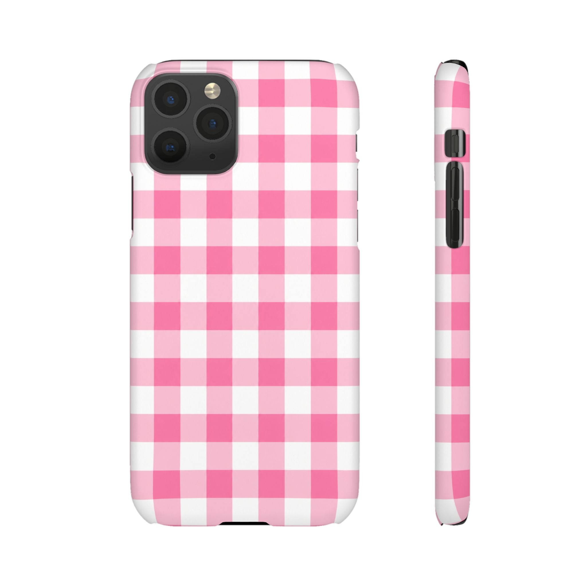 RÓZSASZIN KOCKÁS SAMSUNG IPHONE TOK