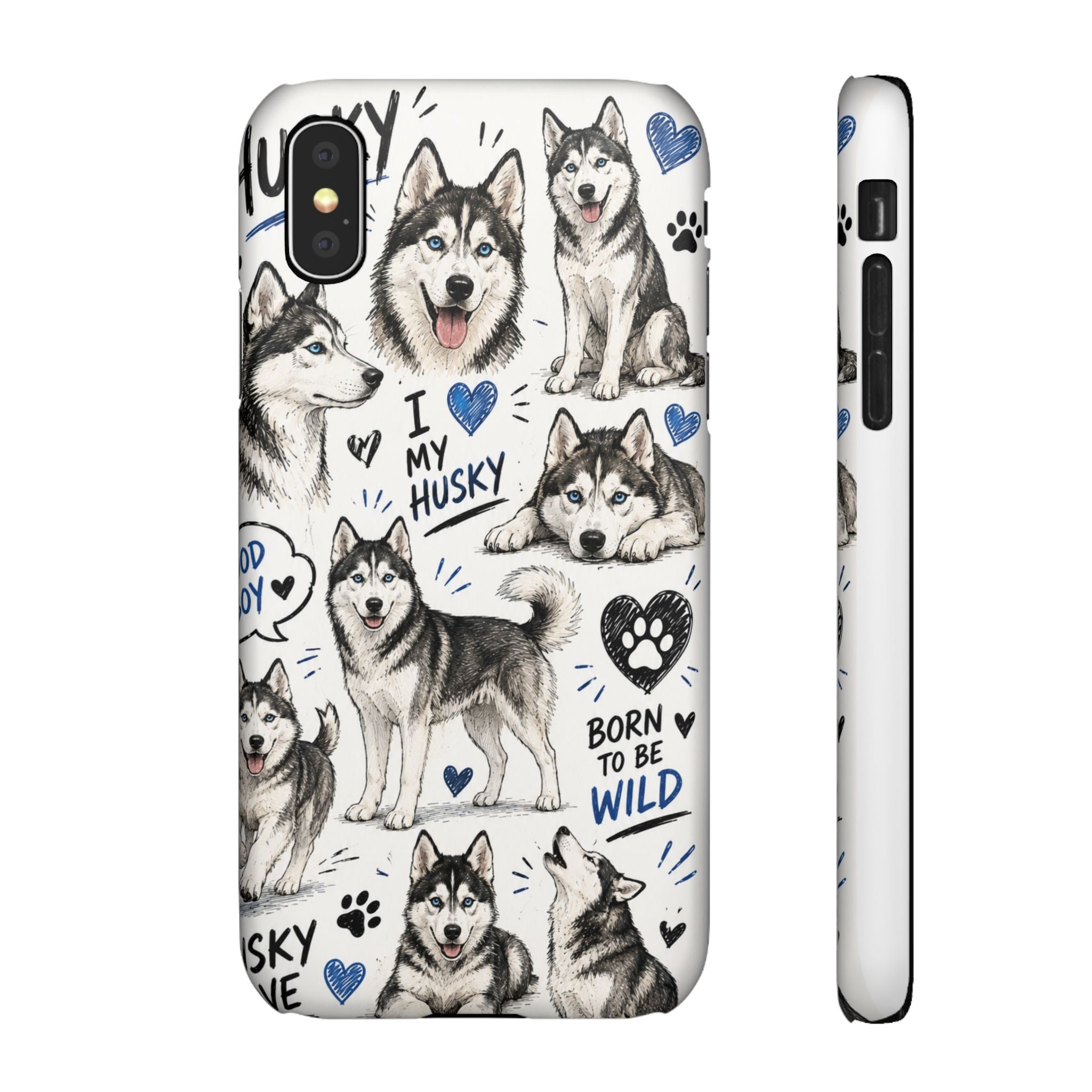 HUSKY MINTÁS IPHONE TOK.