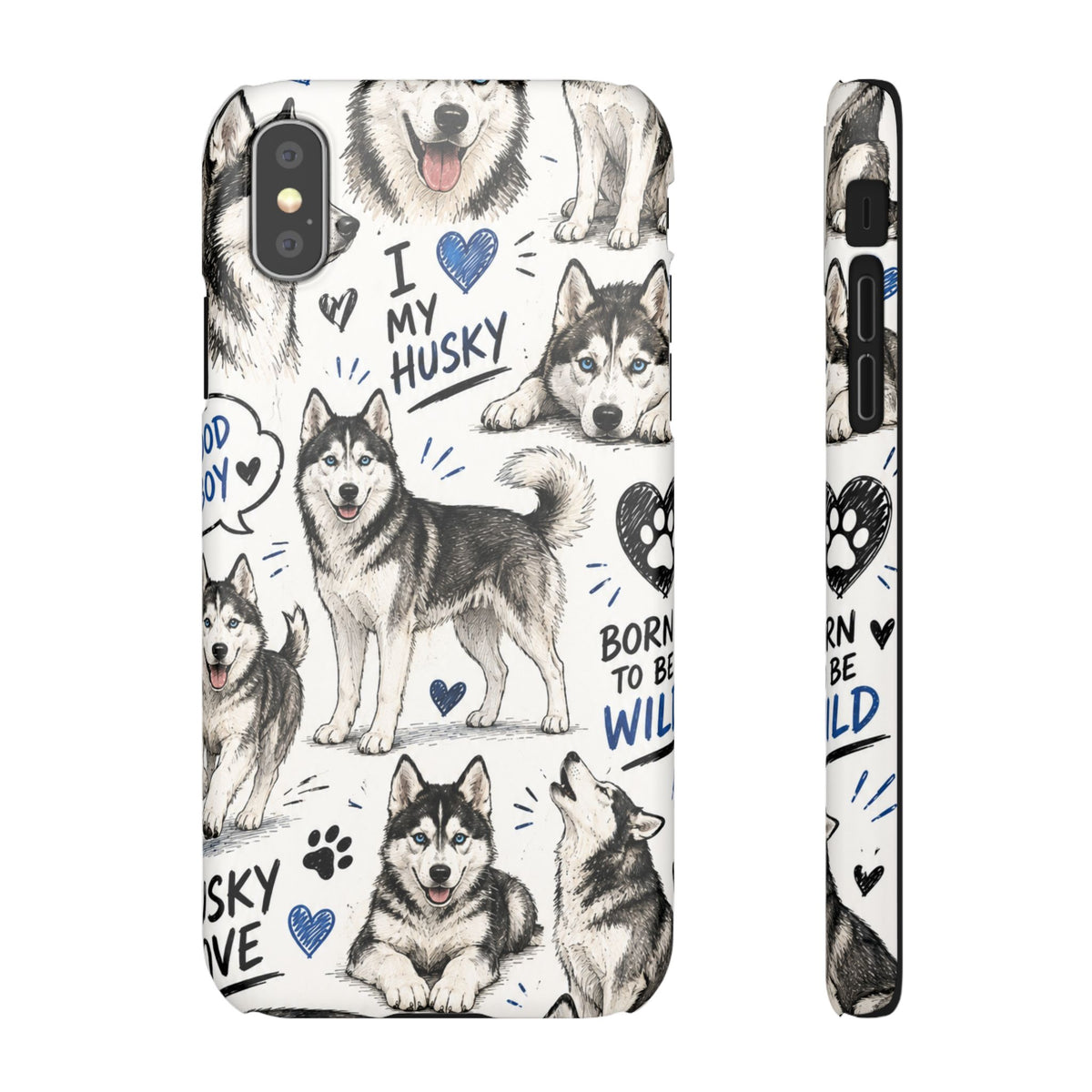 HUSKY MINTÁS IPHONE TOK.