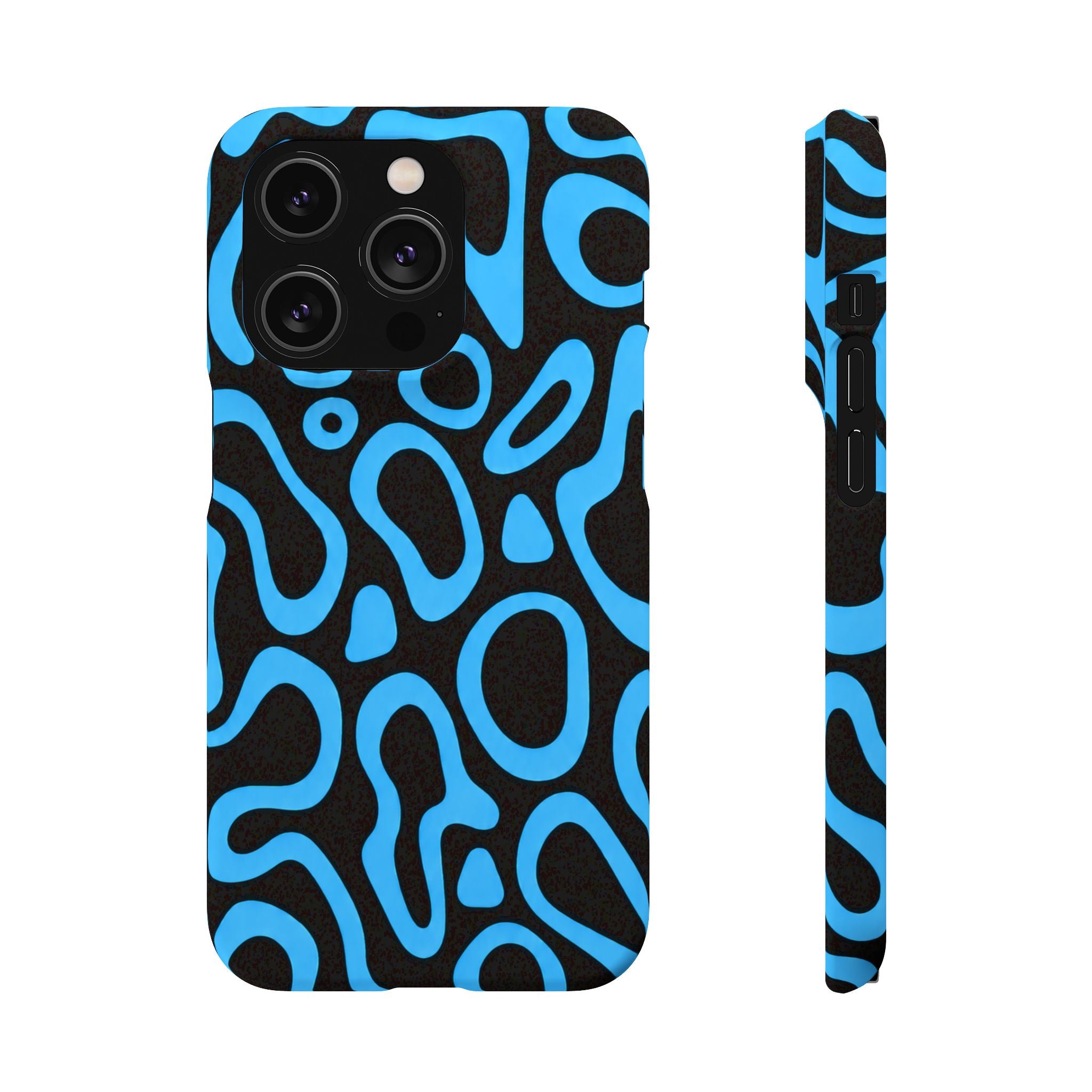 KÉK MINTÁS SAMSUNG IPHONE TOK