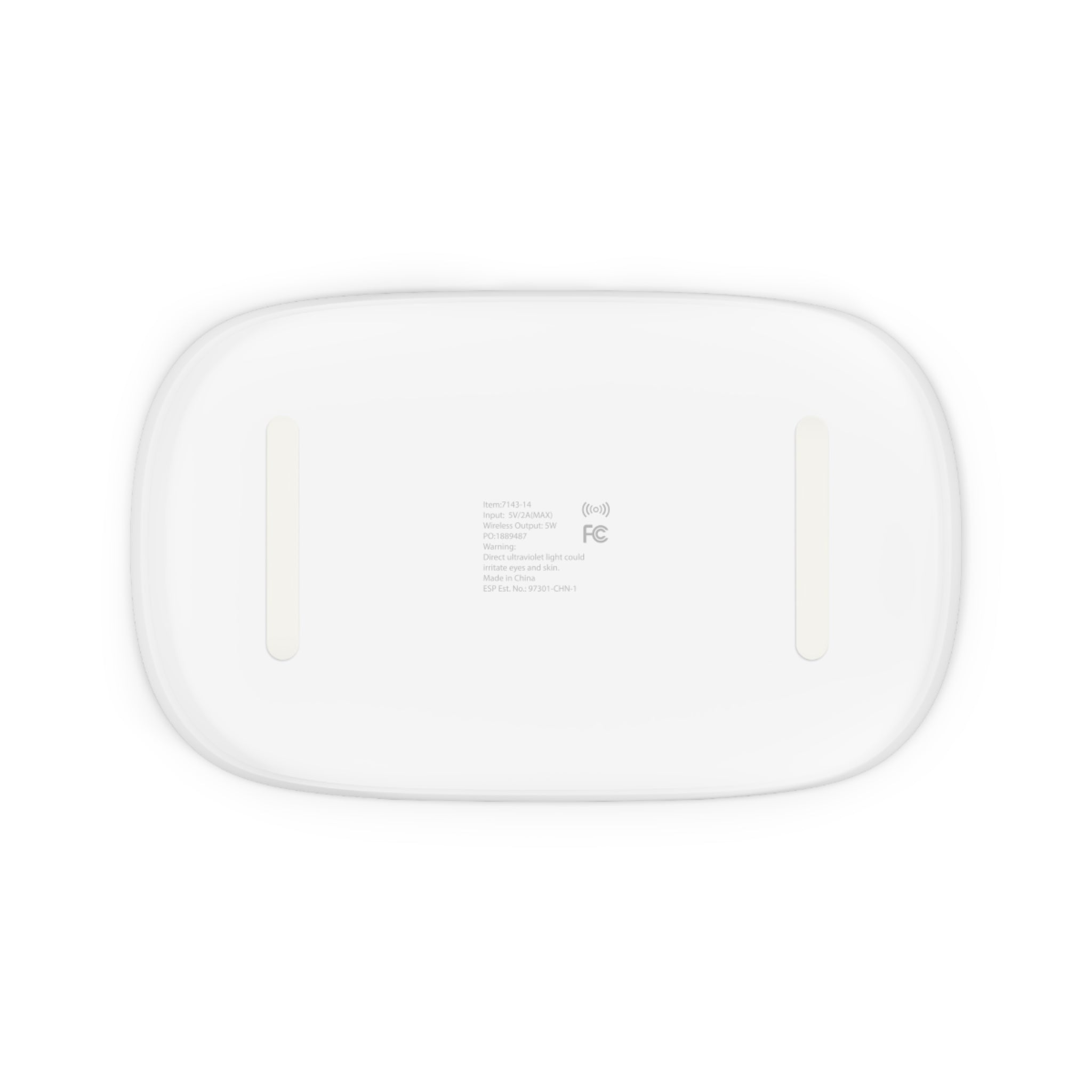 UV-fényes telefonfertőtlenítő és vezeték nélküli töltőpad