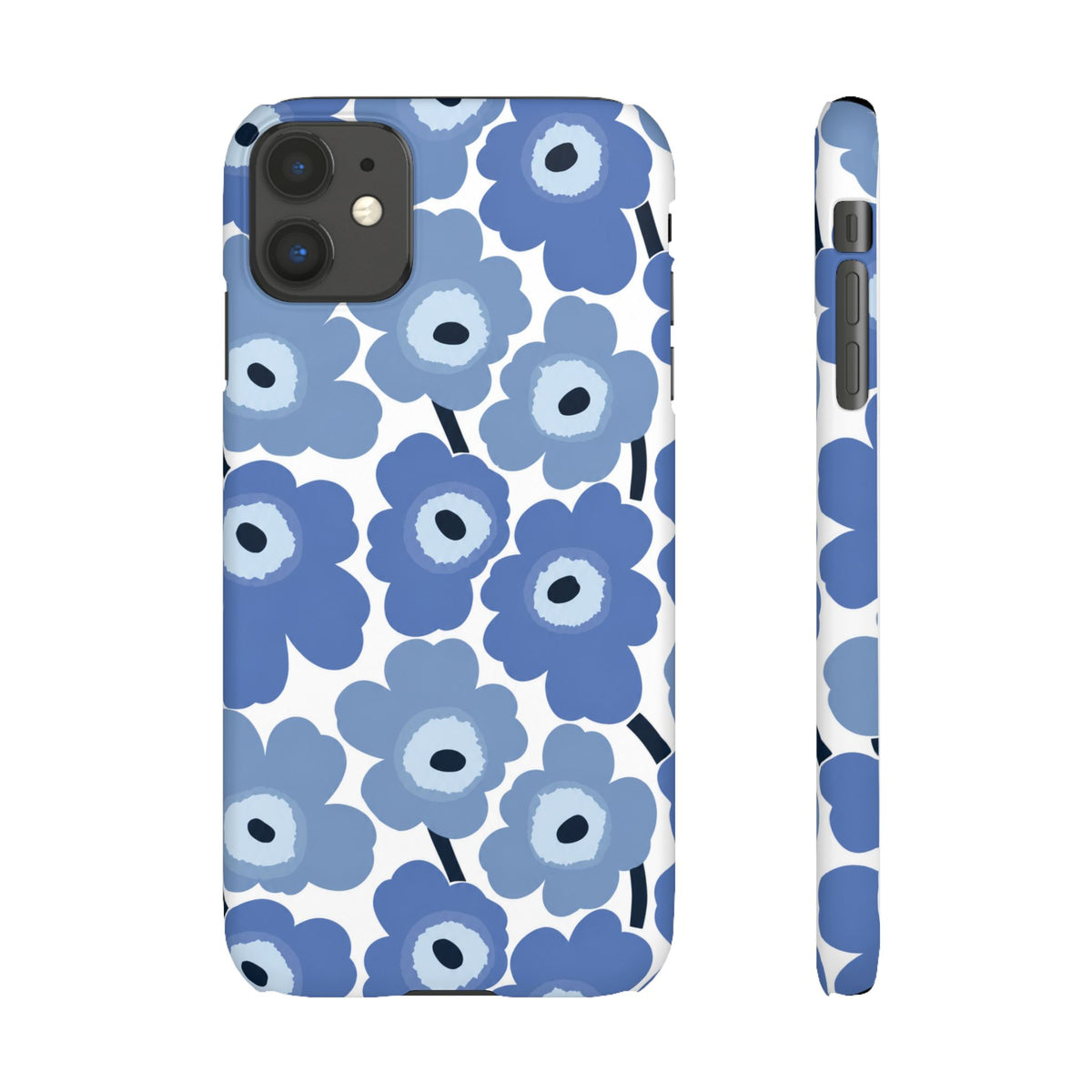 KÉK VIRÁGOS SAMSUNG IPHONE TOK