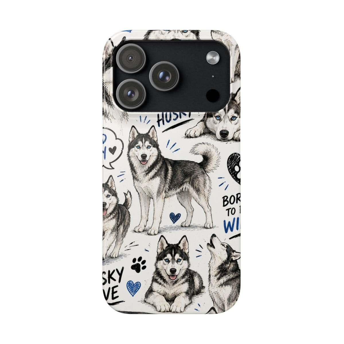 HUSKY MINTÁS IPHONE TOK